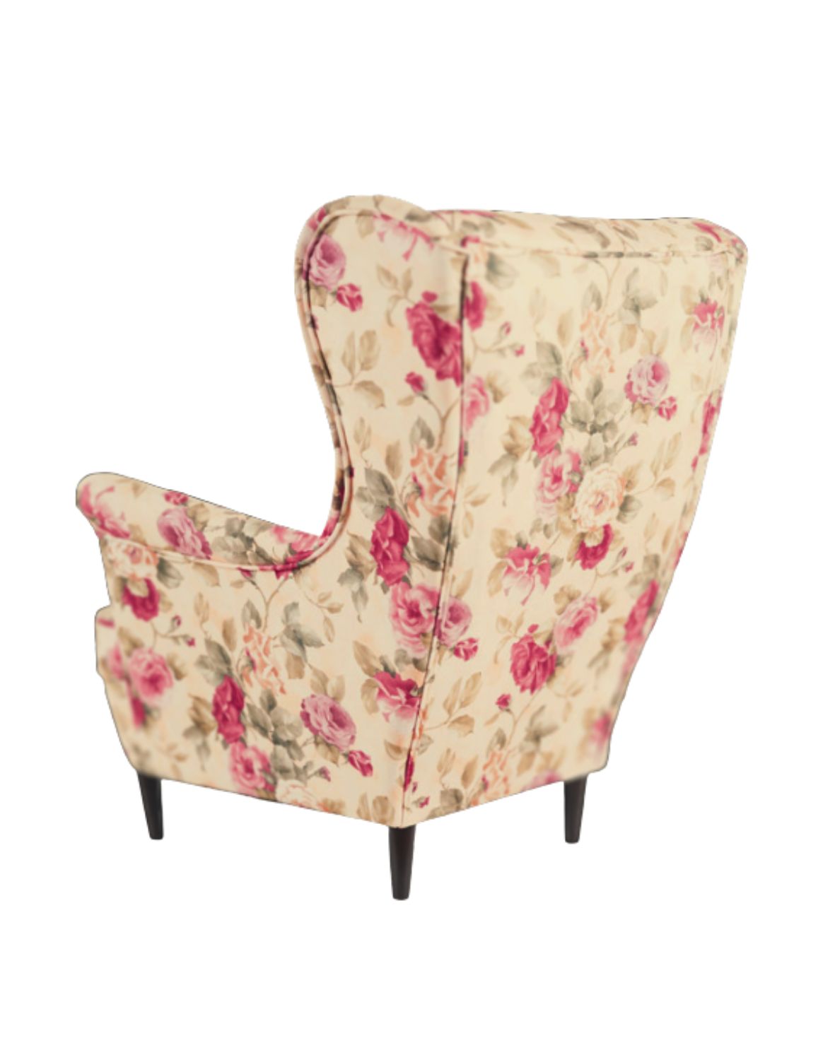 fotel lord coral kwiaty krem