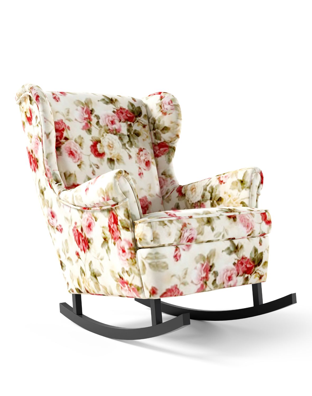 fotel uszak na płozach bujany