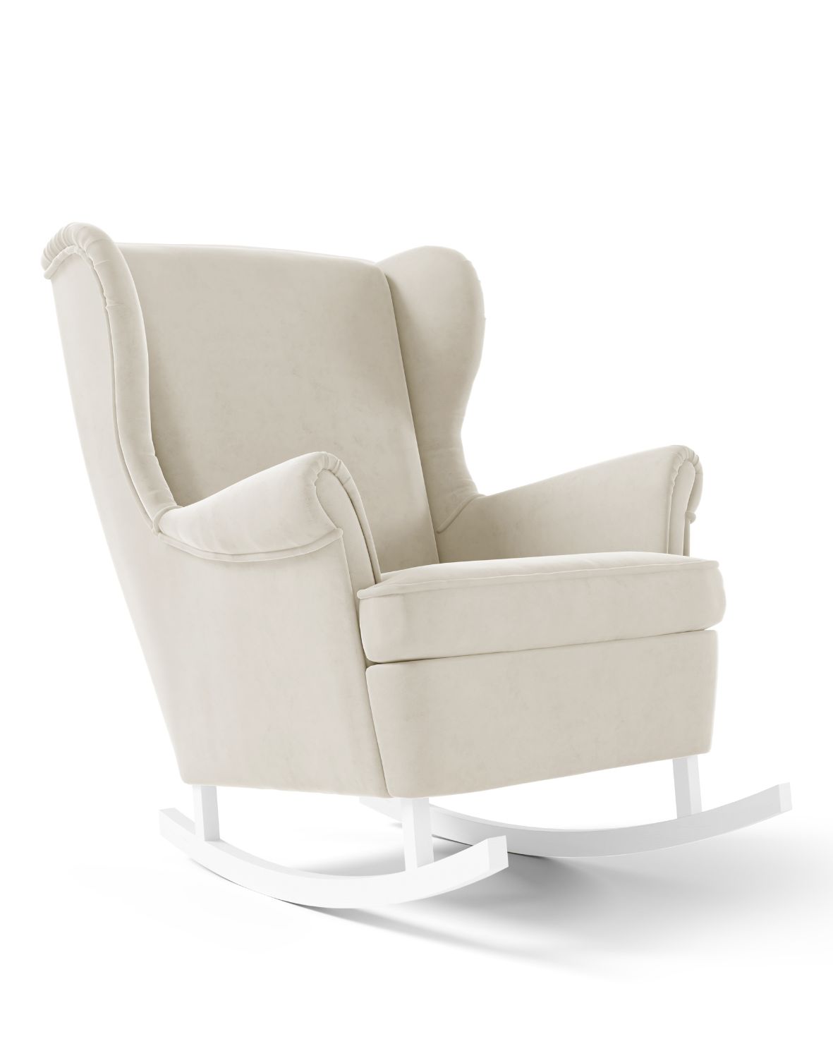 fotel uszak na płozach bujany