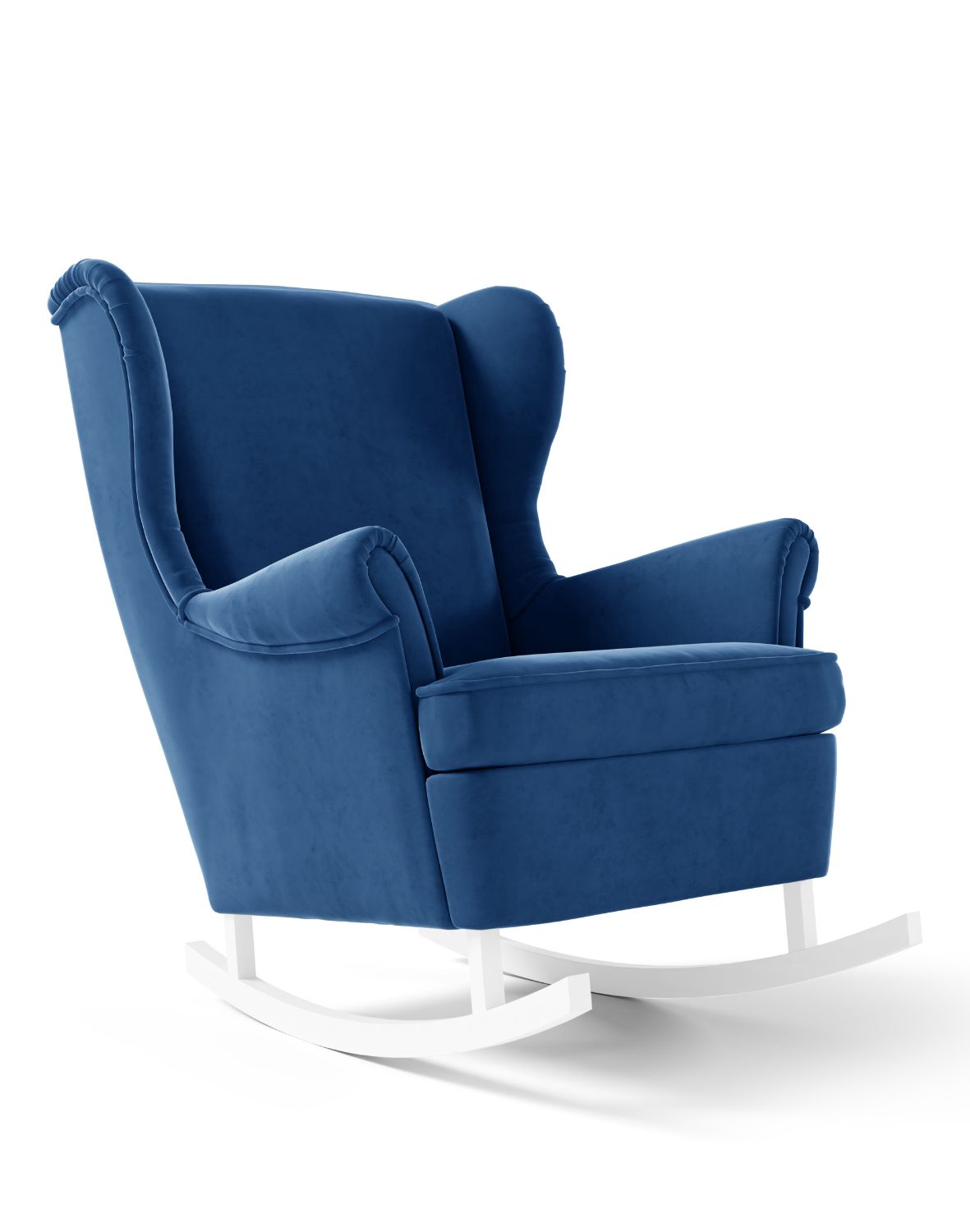 fotel uszak na płozach bujany