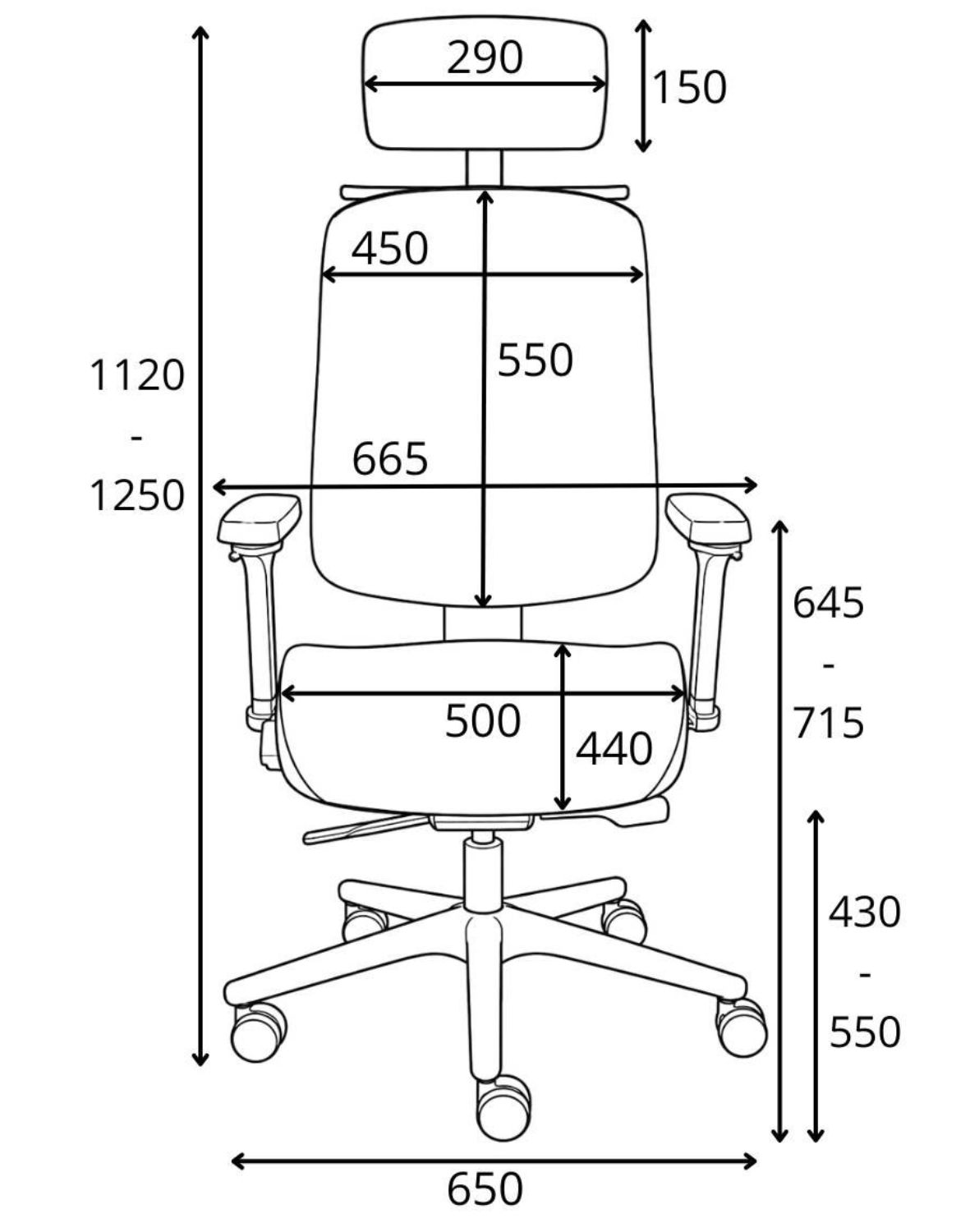Ergonomiczny fotel biurowy Futura 6