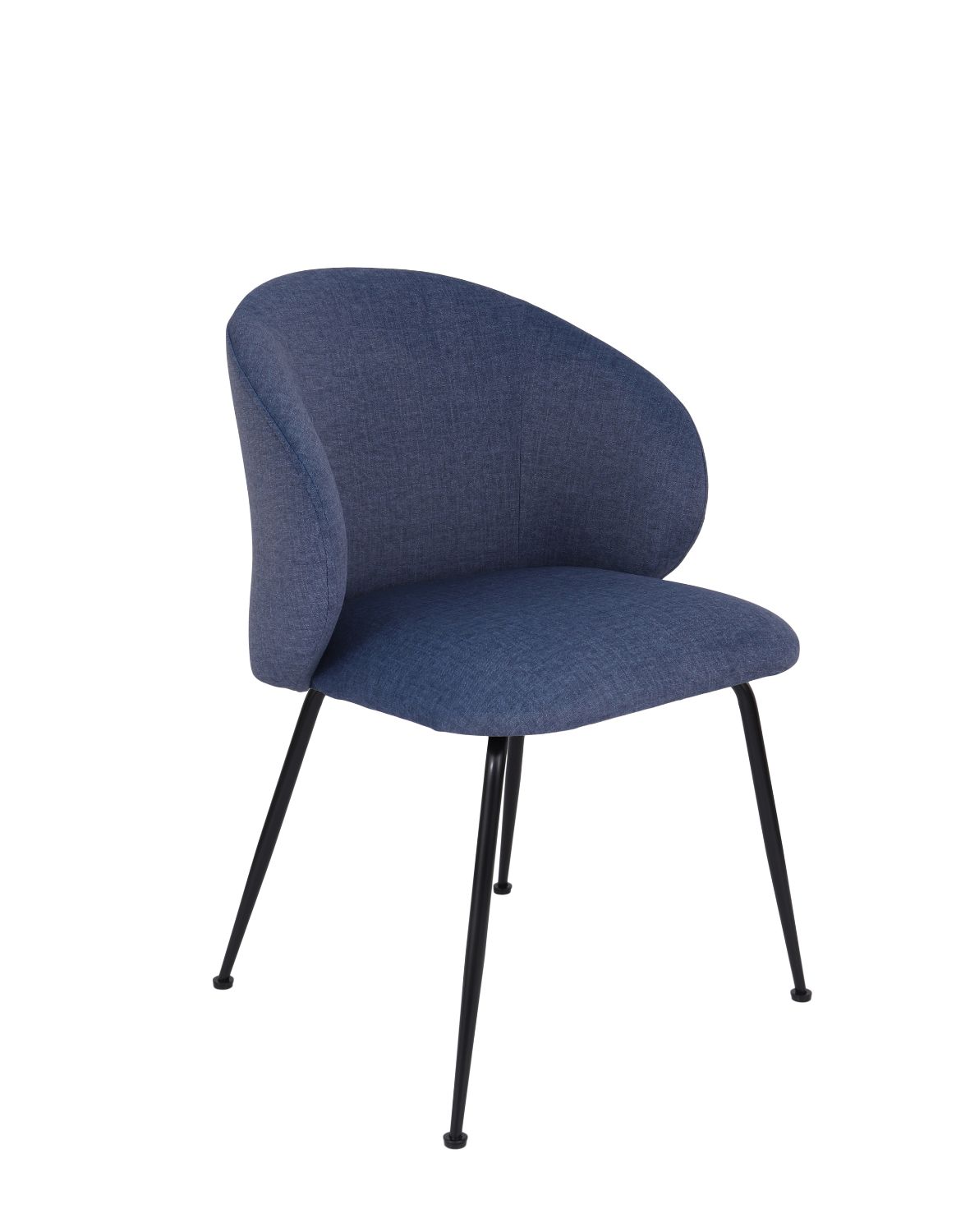 krzesło do jadalni ganta black, niebieskie