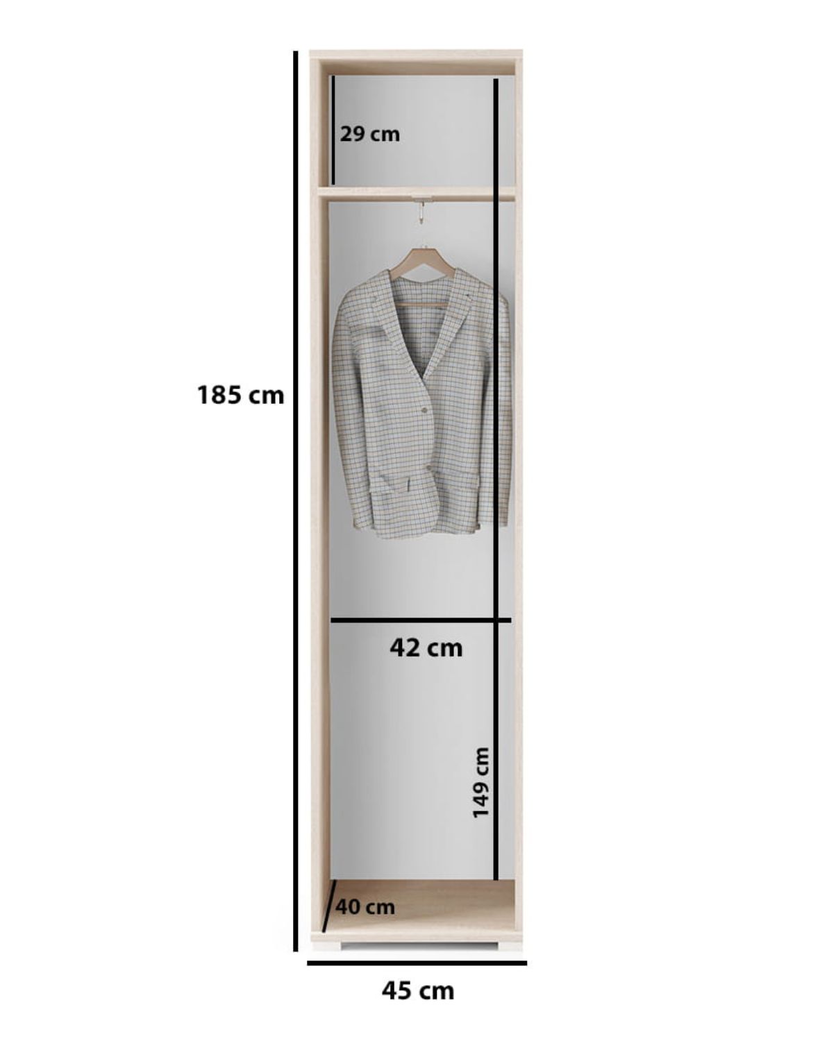 biała garderoba do przedpokoju beżowe panele emi 13