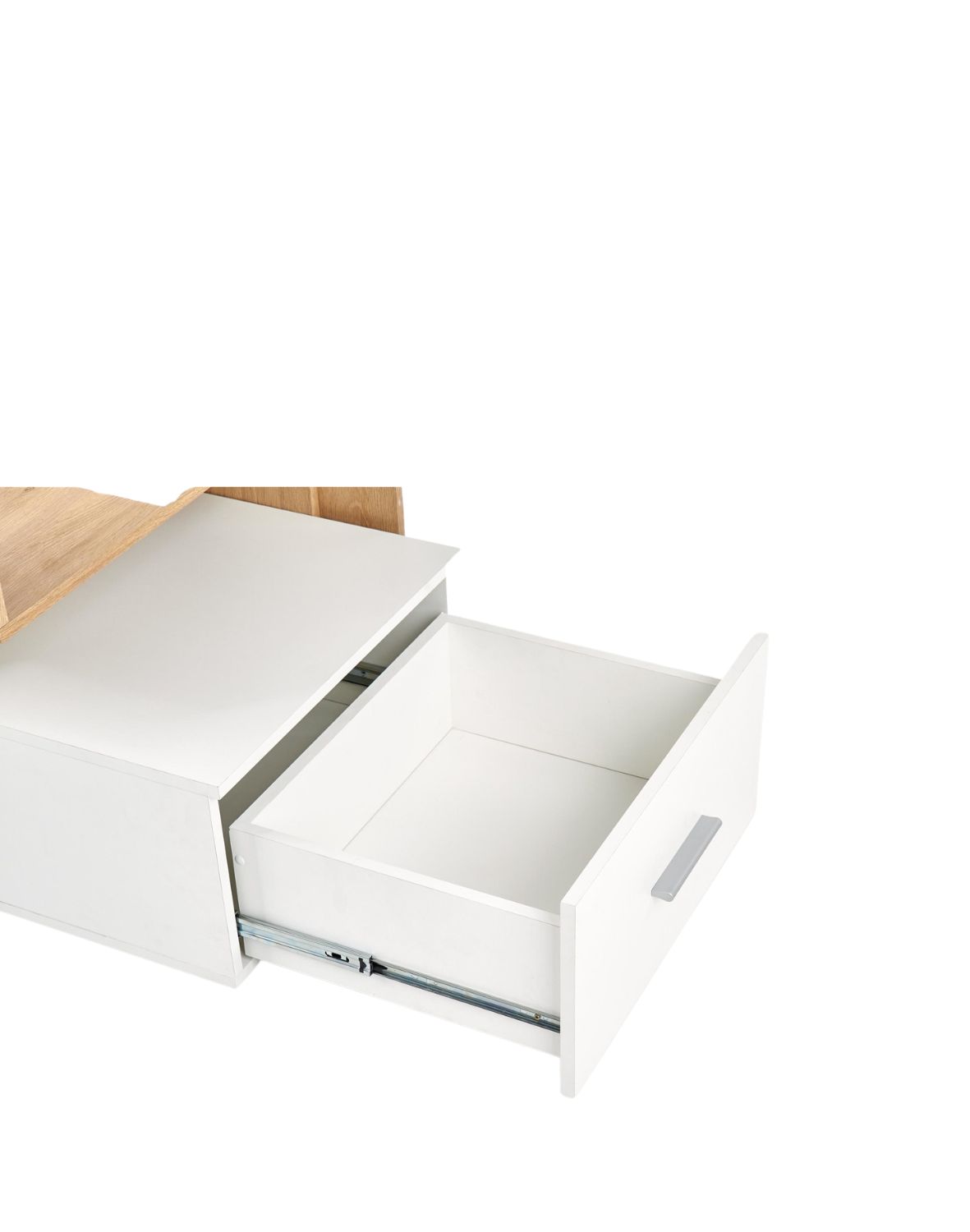 biurko młodzieżowe z szufladą grosso dąb złoty/biały