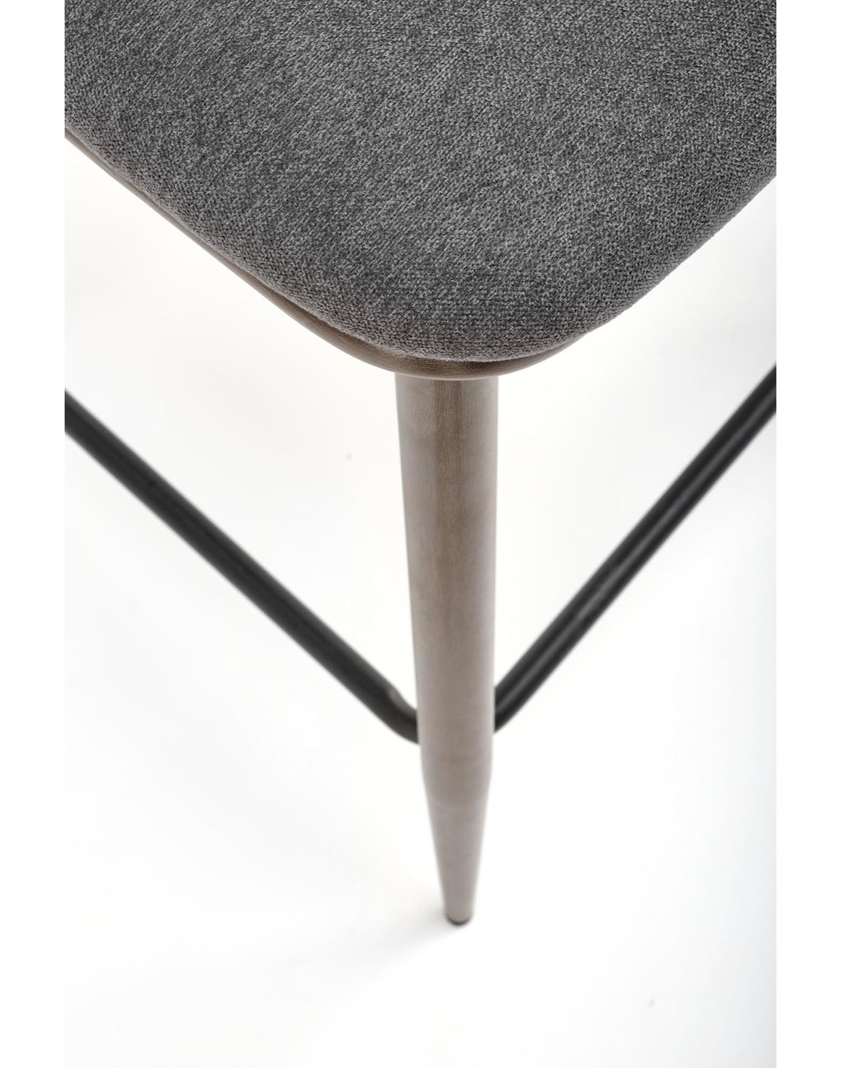 hoker do kuchni h114, szary, brązowe nogi