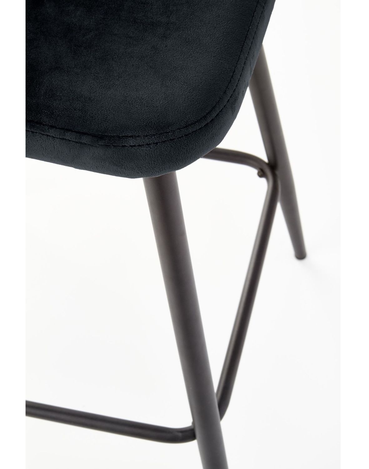 hoker do kuchni h96, czarny welwet