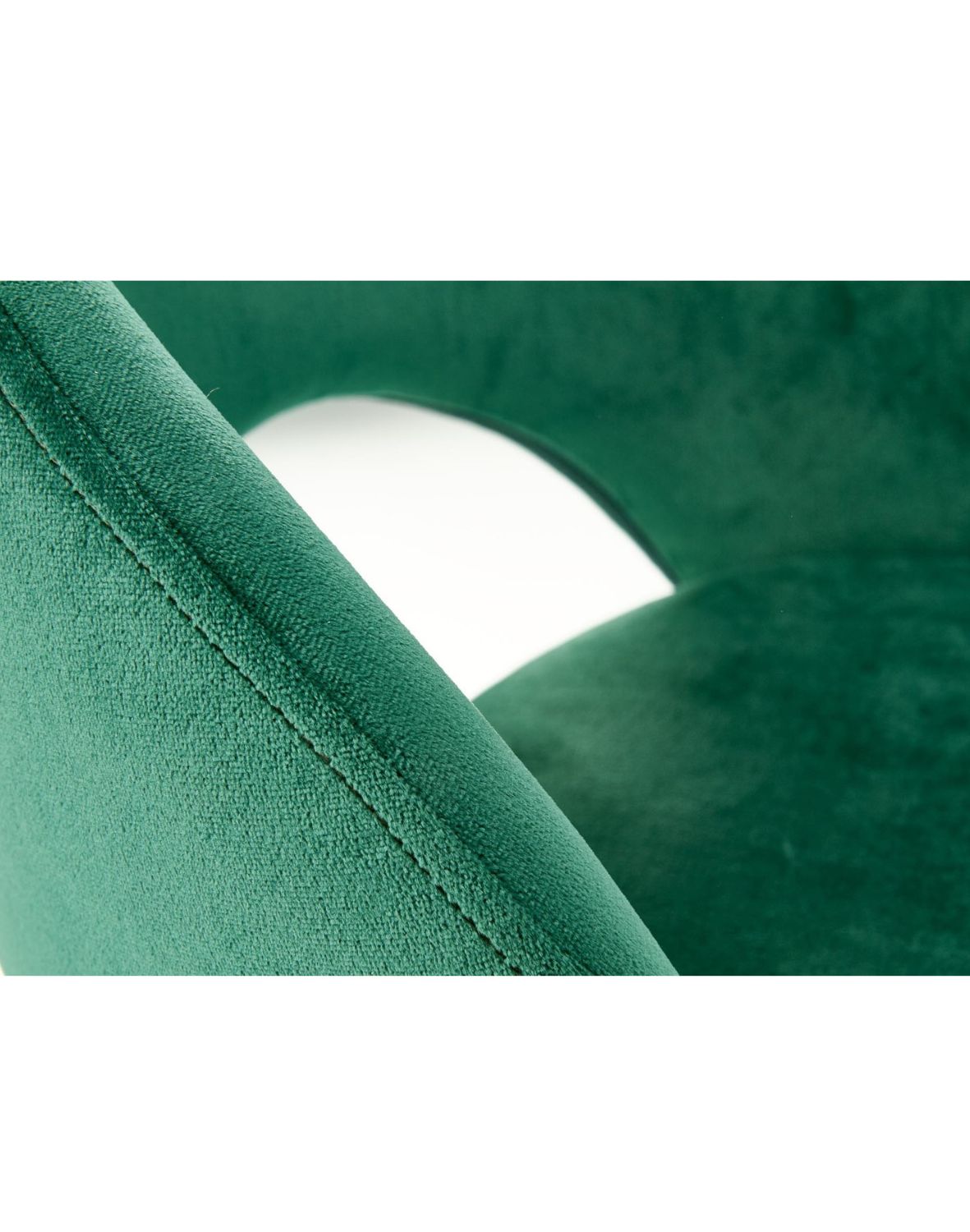 hoker do kuchni h96, zielony welwet