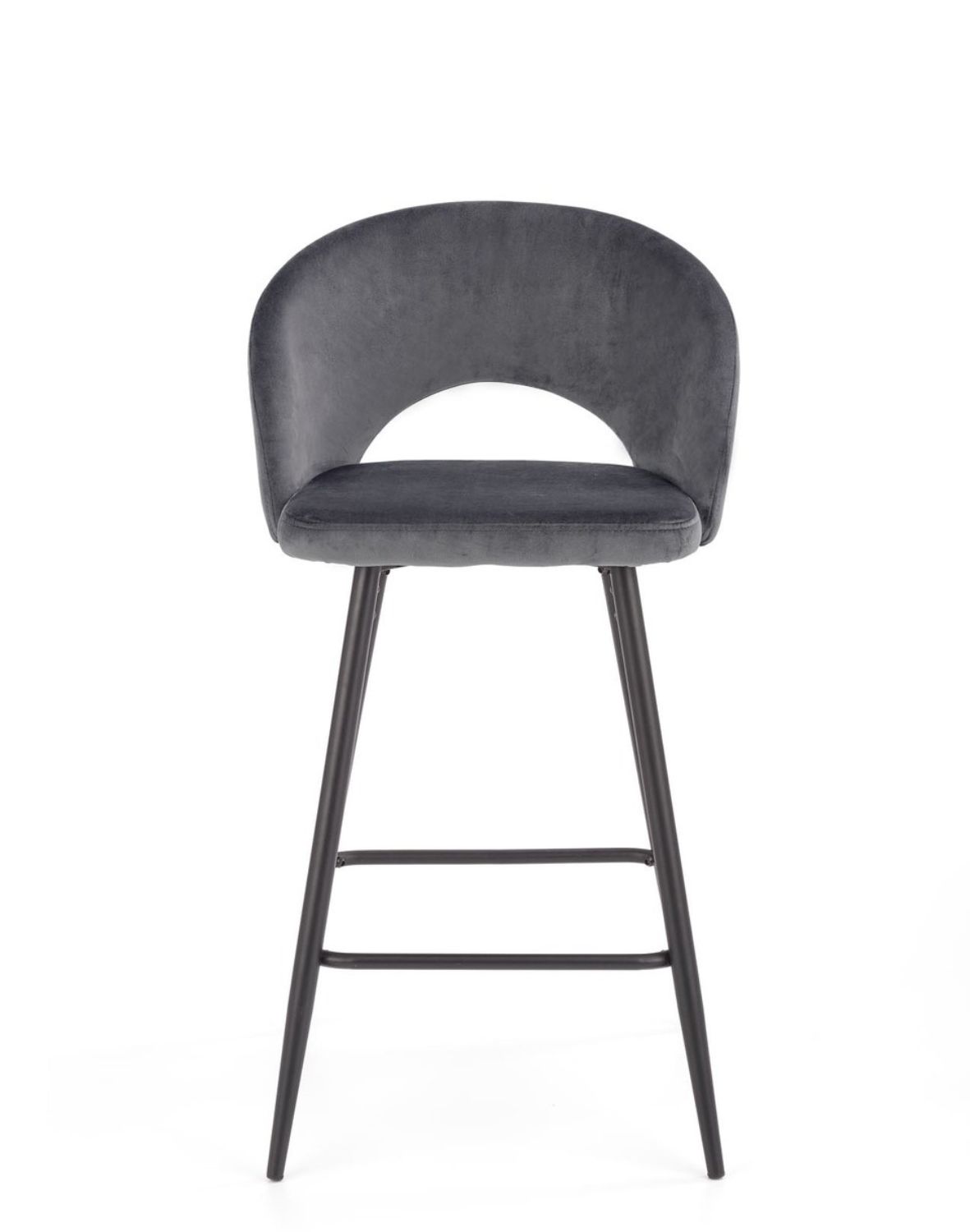 hoker do kuchni h96, szary welwet