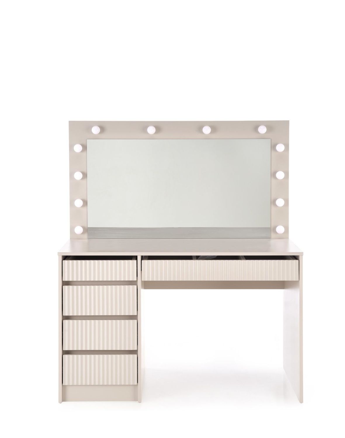 toaletka z lustrem hollywood 2 xl, kaszmir