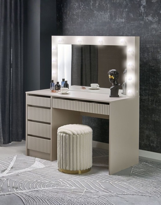 toaletka z lustrem hollywood 2 xl, kaszmir