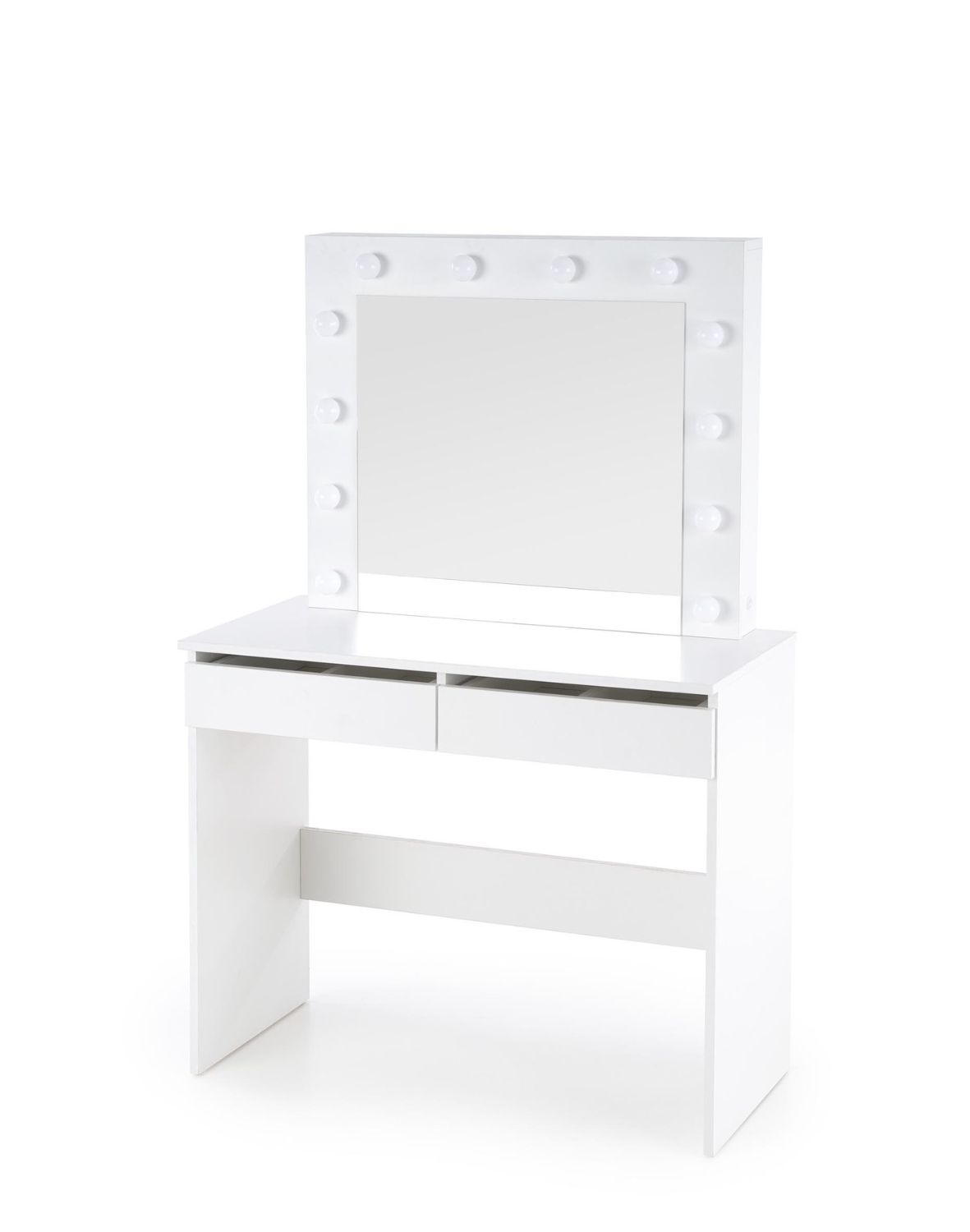 toaletka z lustrem hollywood, biała