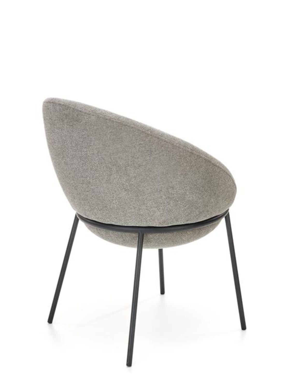 krzesło do jadalni k482, nowoczesne, szare