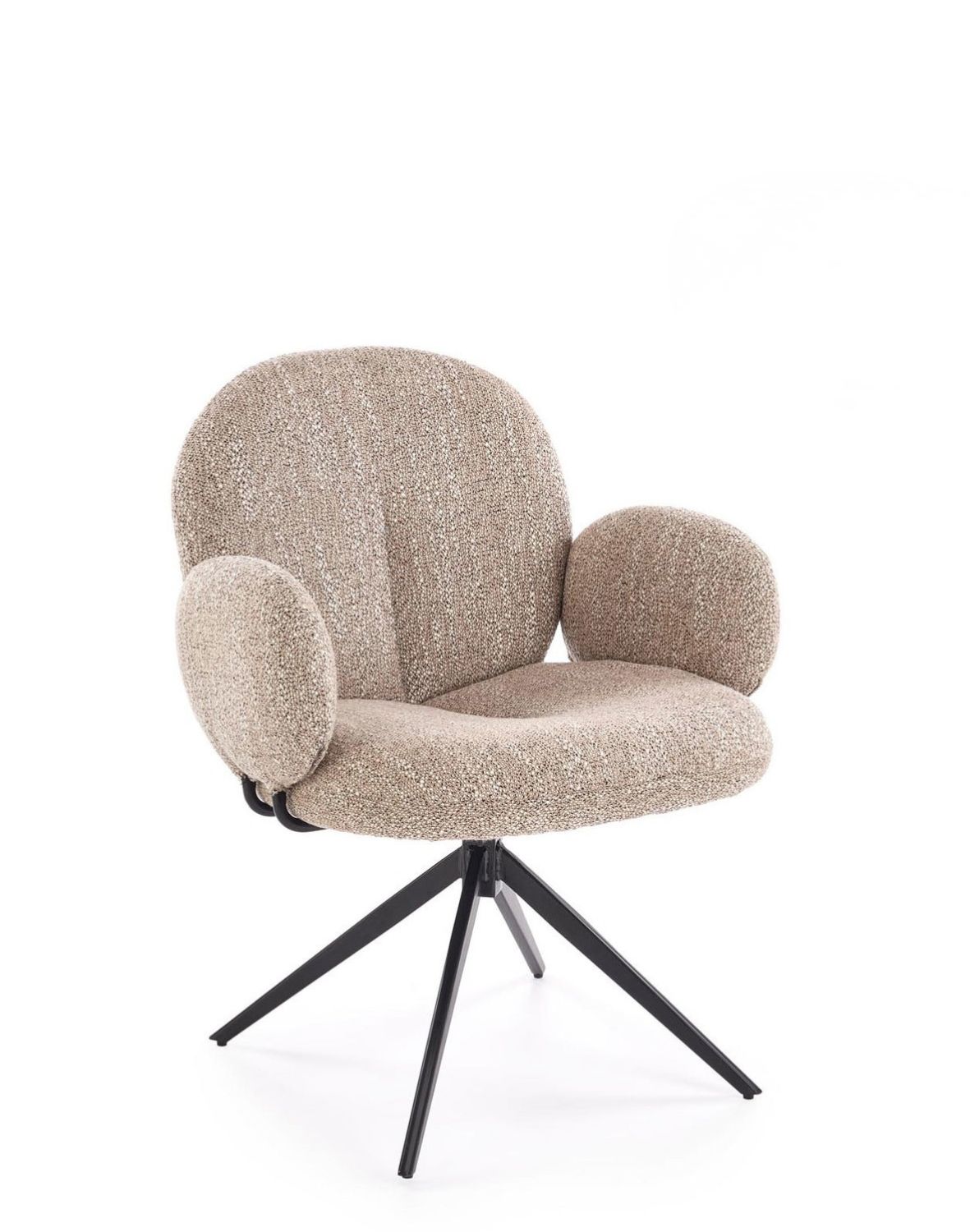 krzesło z funkcją obracania k568, beżowe