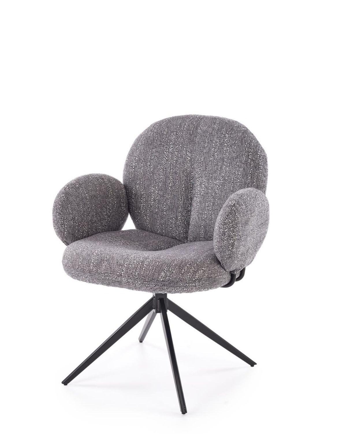 krzesło z funkcją obracania k568, szare