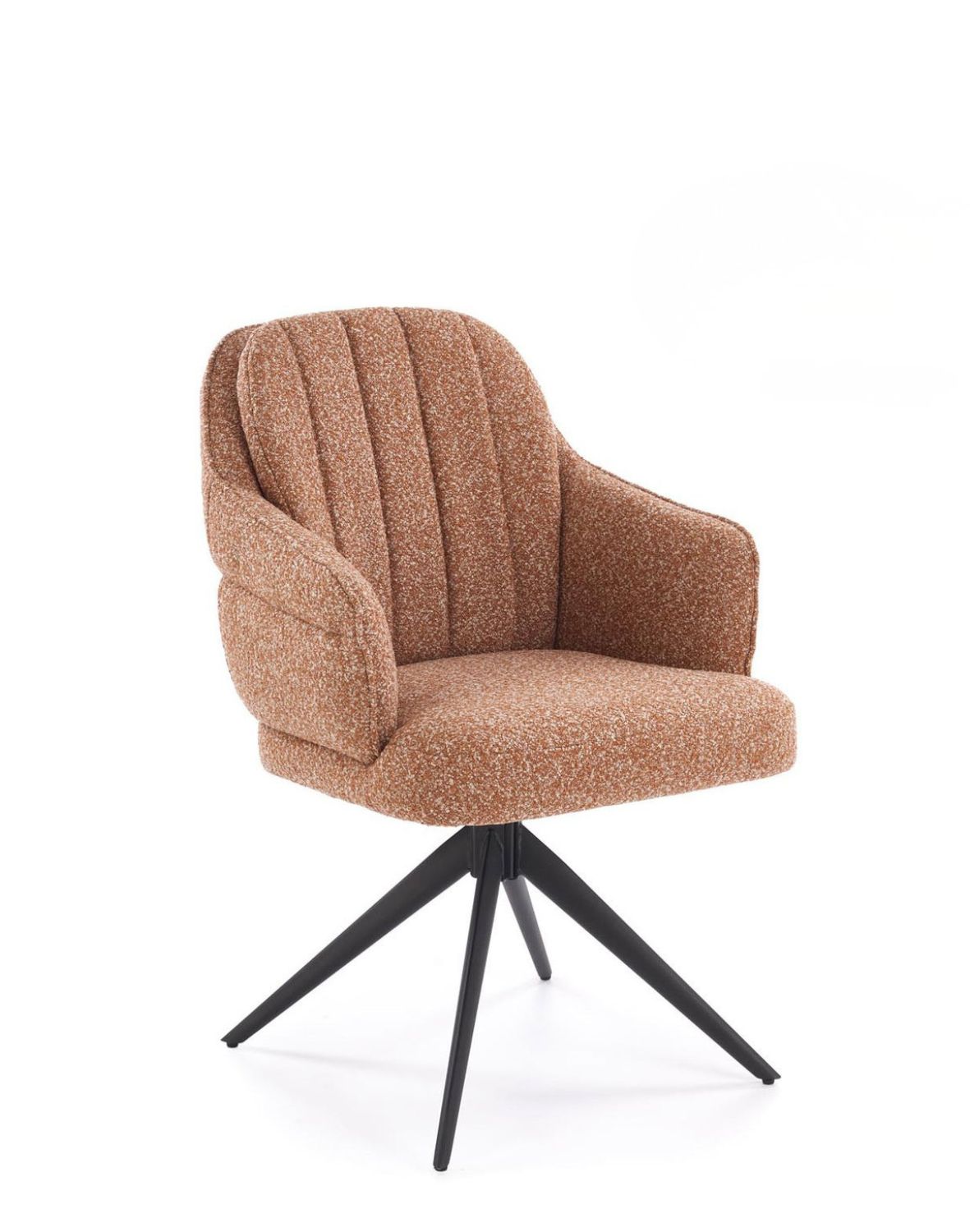 krzesło z funkcją obracania k570, boucle, rude