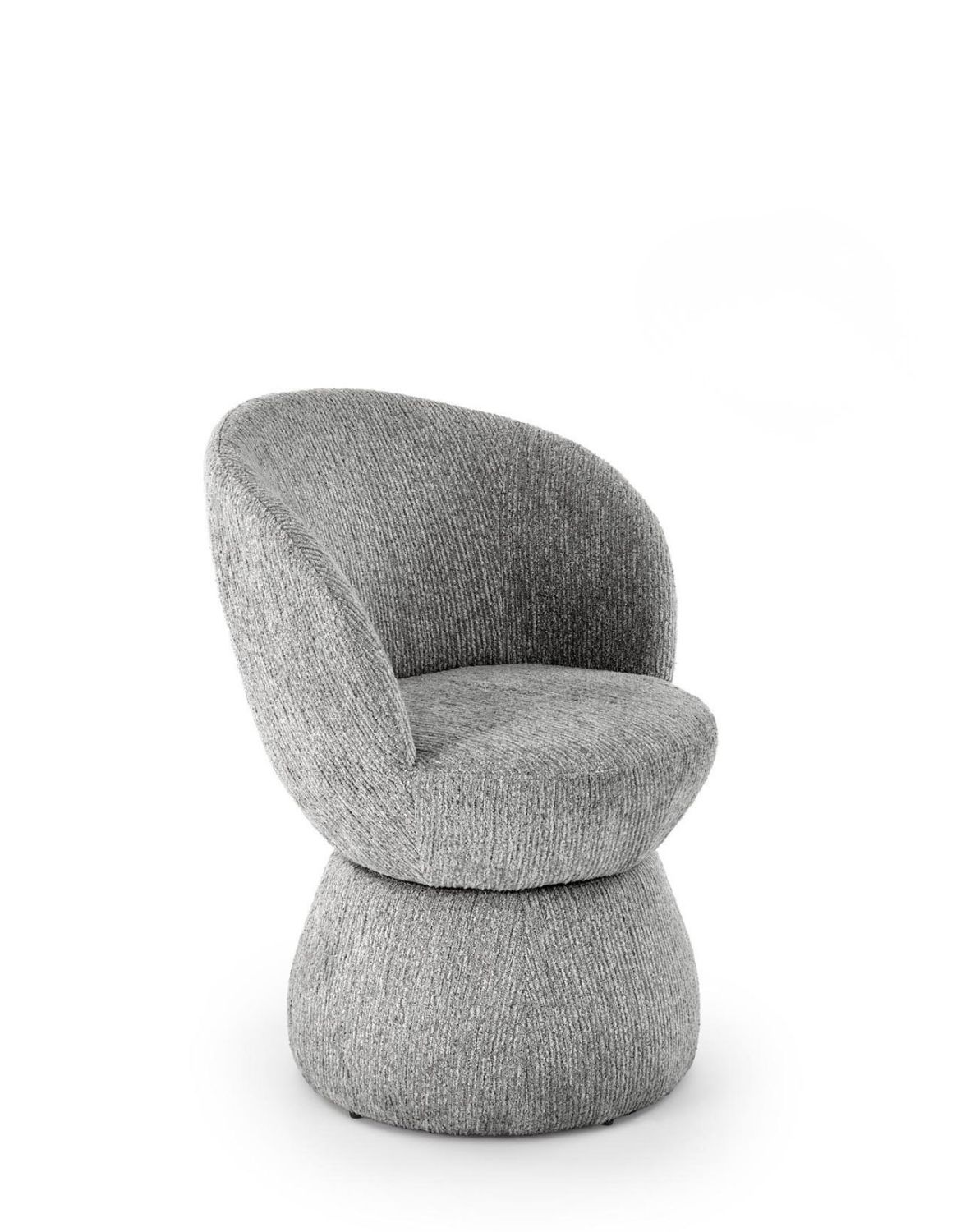 krzesło z funkcją obracania k581, tapicerowane, szare