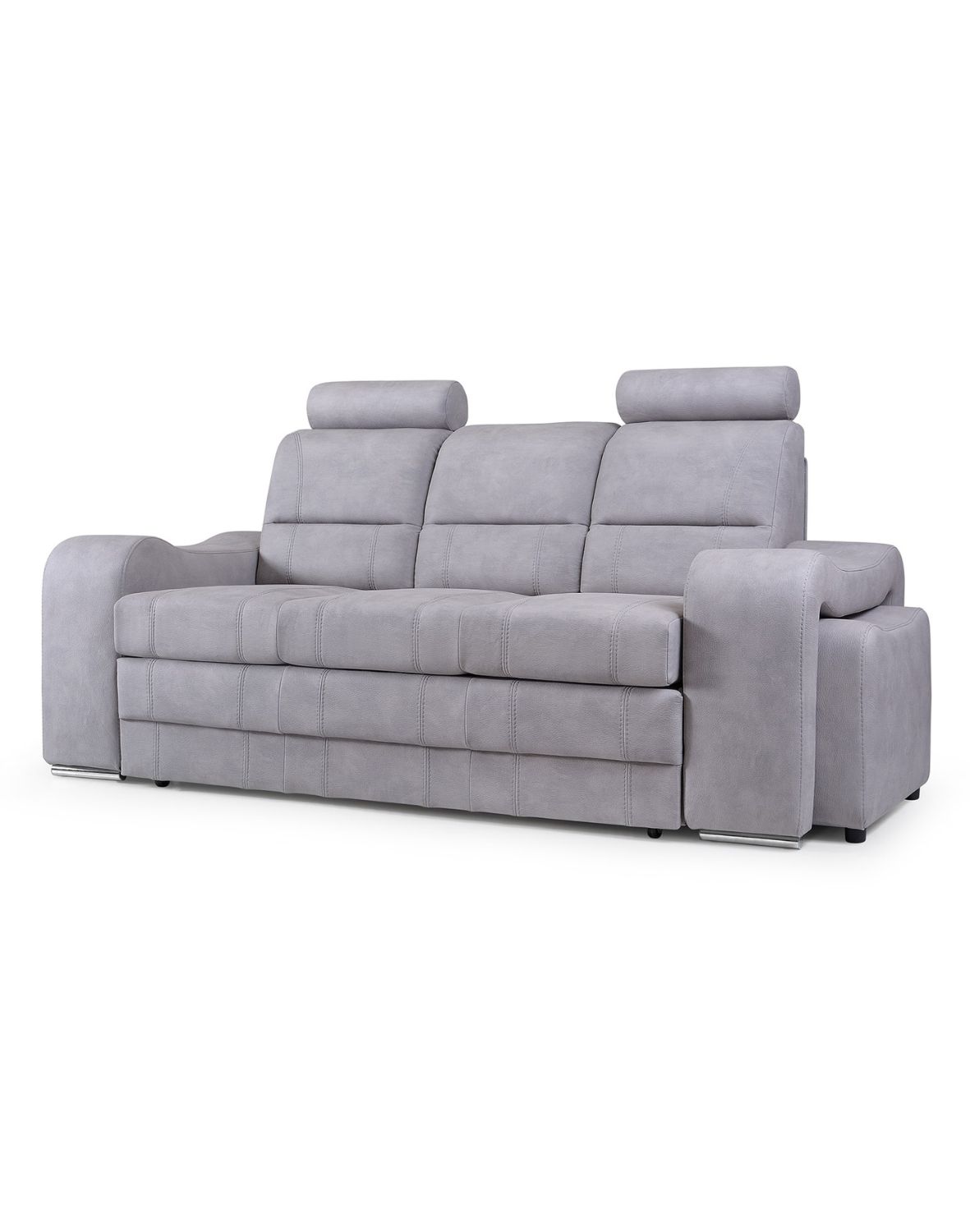 szara kanapa wenus z zagłówkami