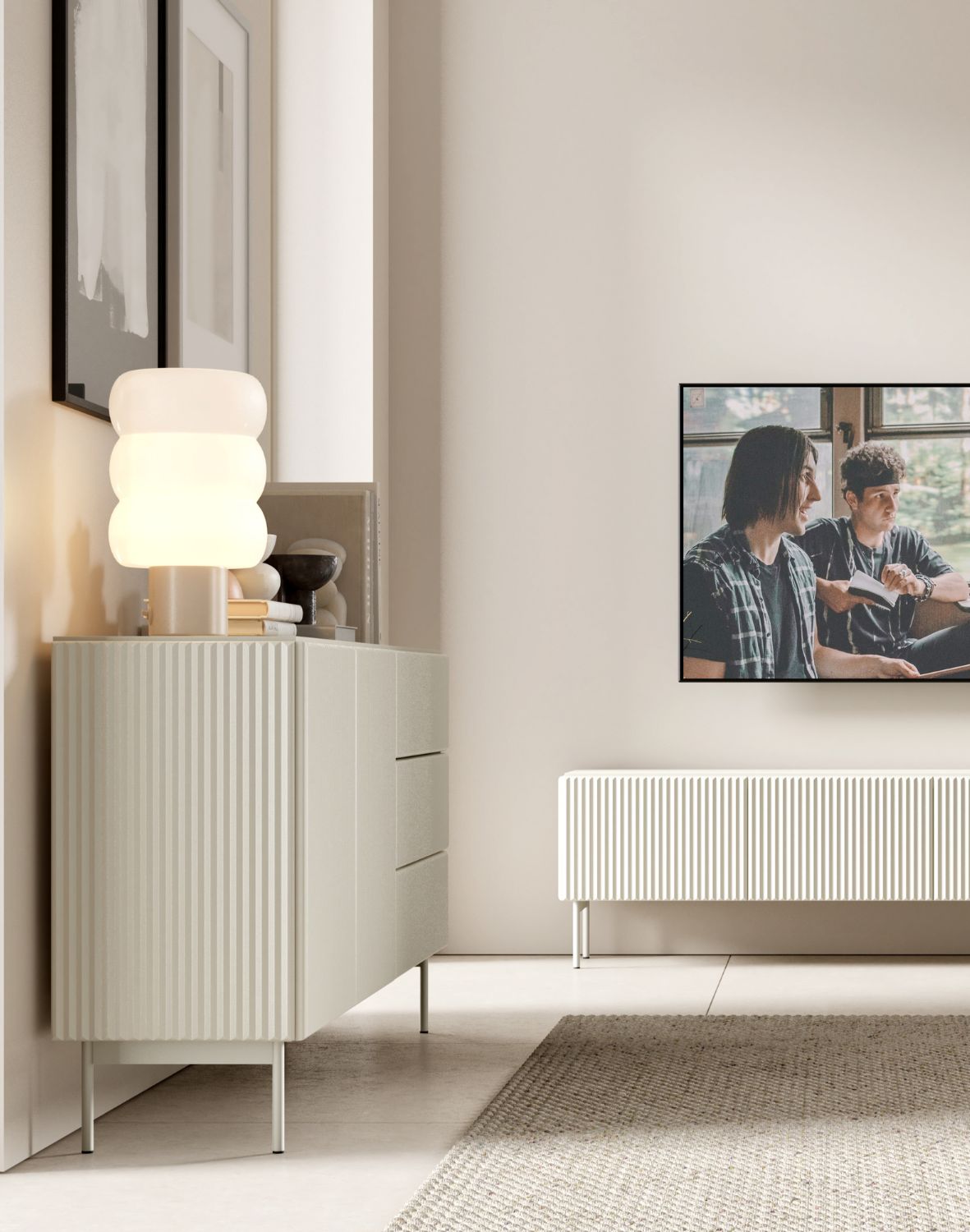 kaszmirowa komoda z szufladami muti d