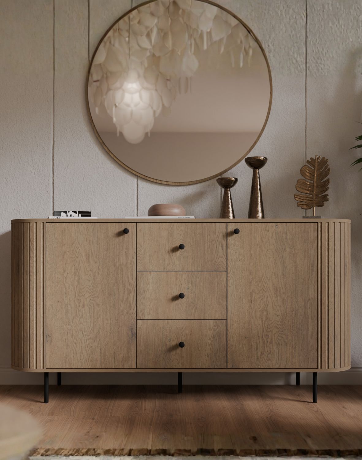 komoda ovalio 2f3s dab cremona typ 823