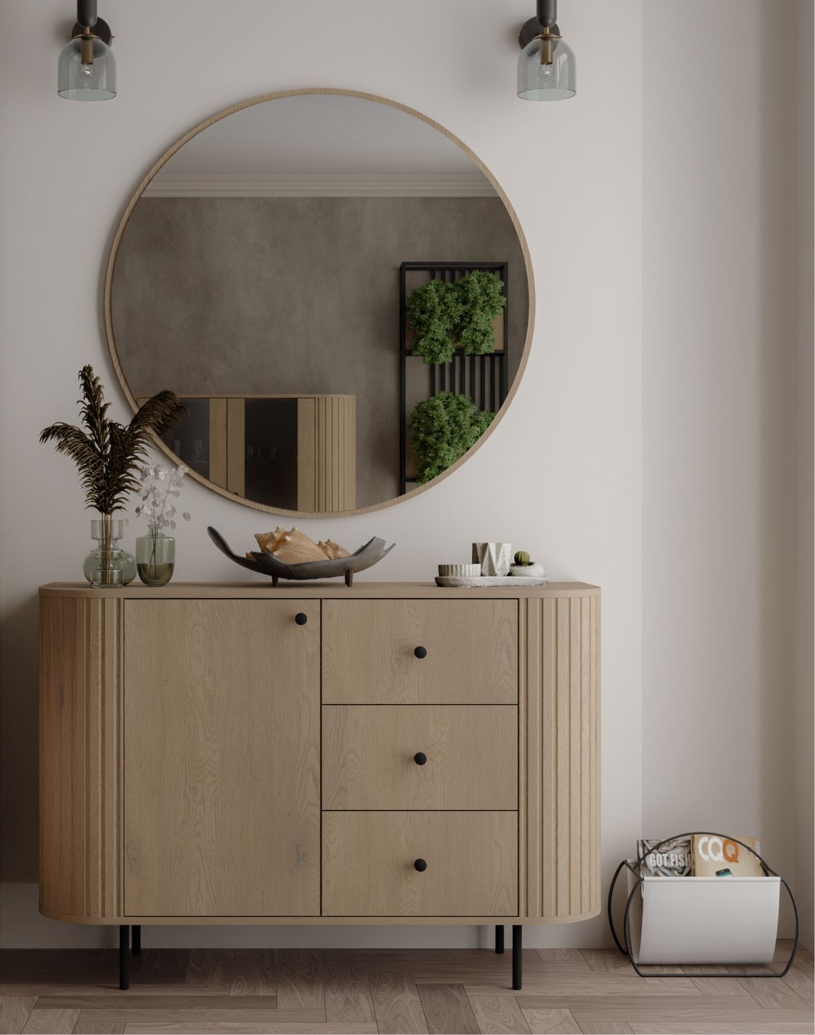 komoda ovalio dab cremona 1f3s typ 813