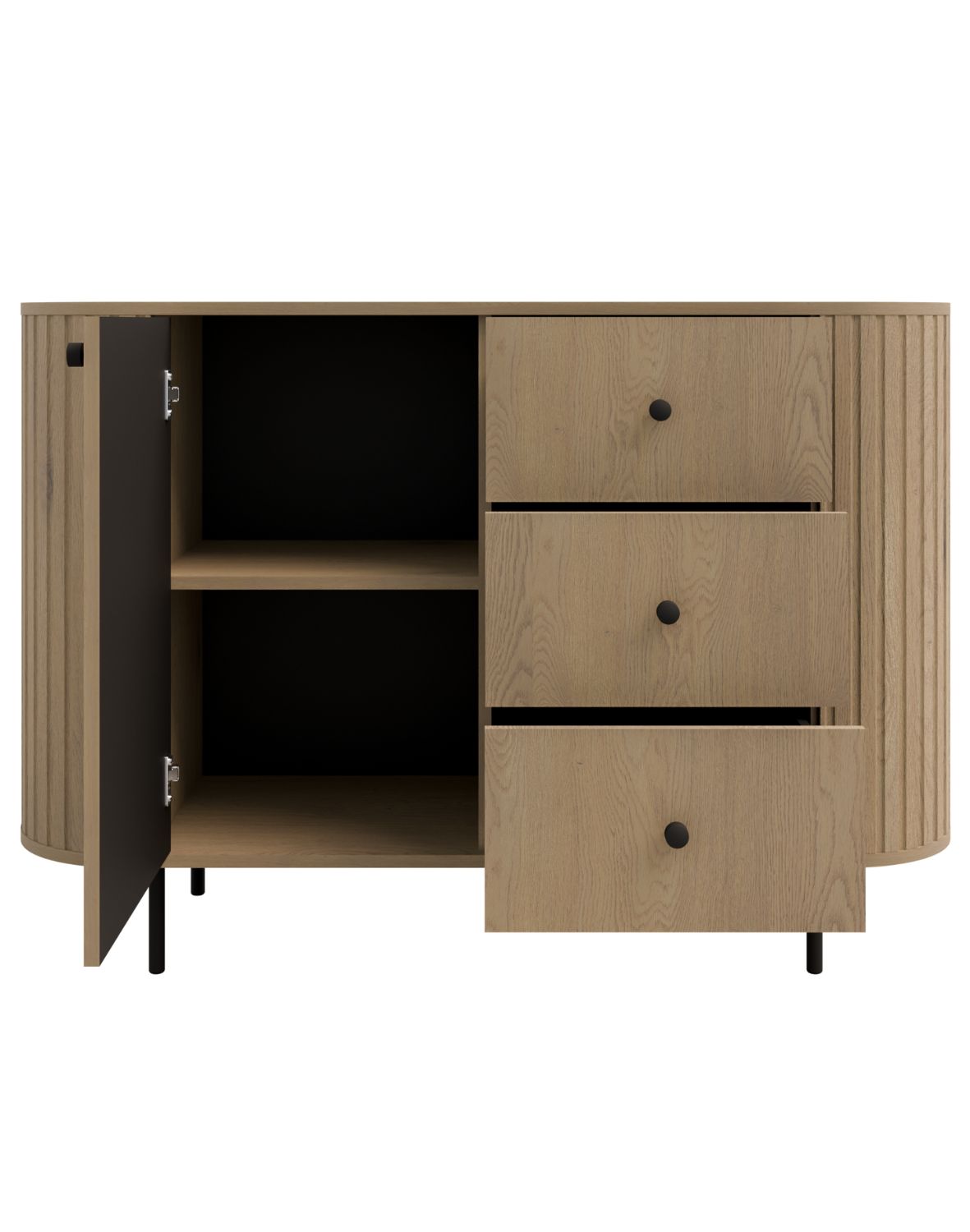 komoda ovalio dab cremona 1f3s typ 813