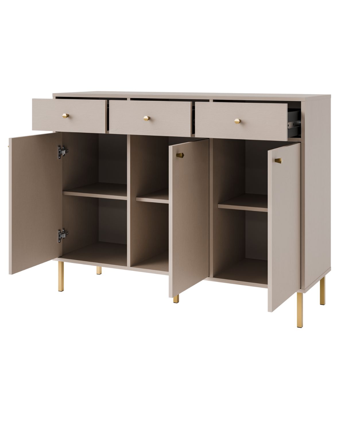 komoda tokyo 2 bez piaskowy typ 827