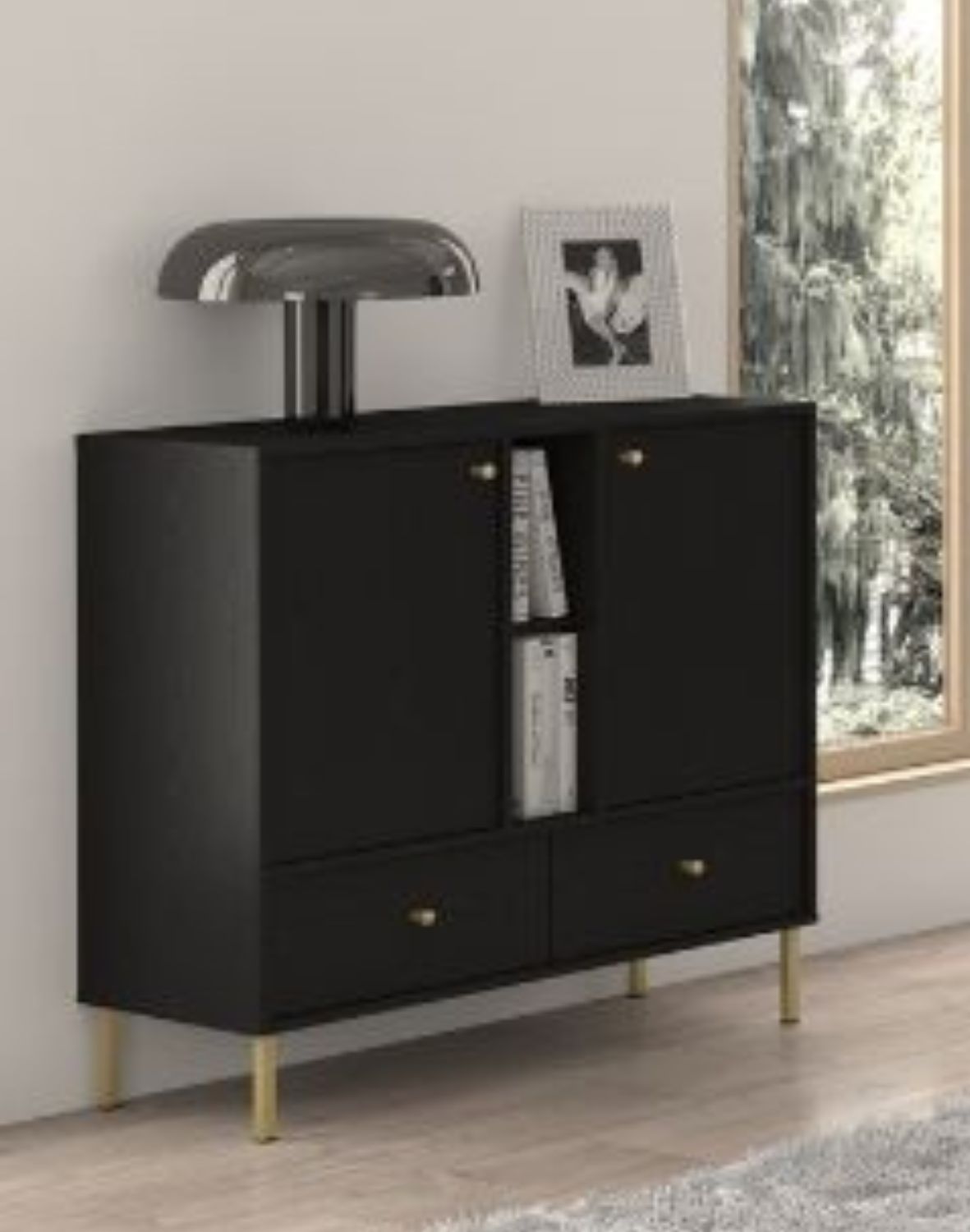 komoda tokyo 2 czarny 2f2s typ 825