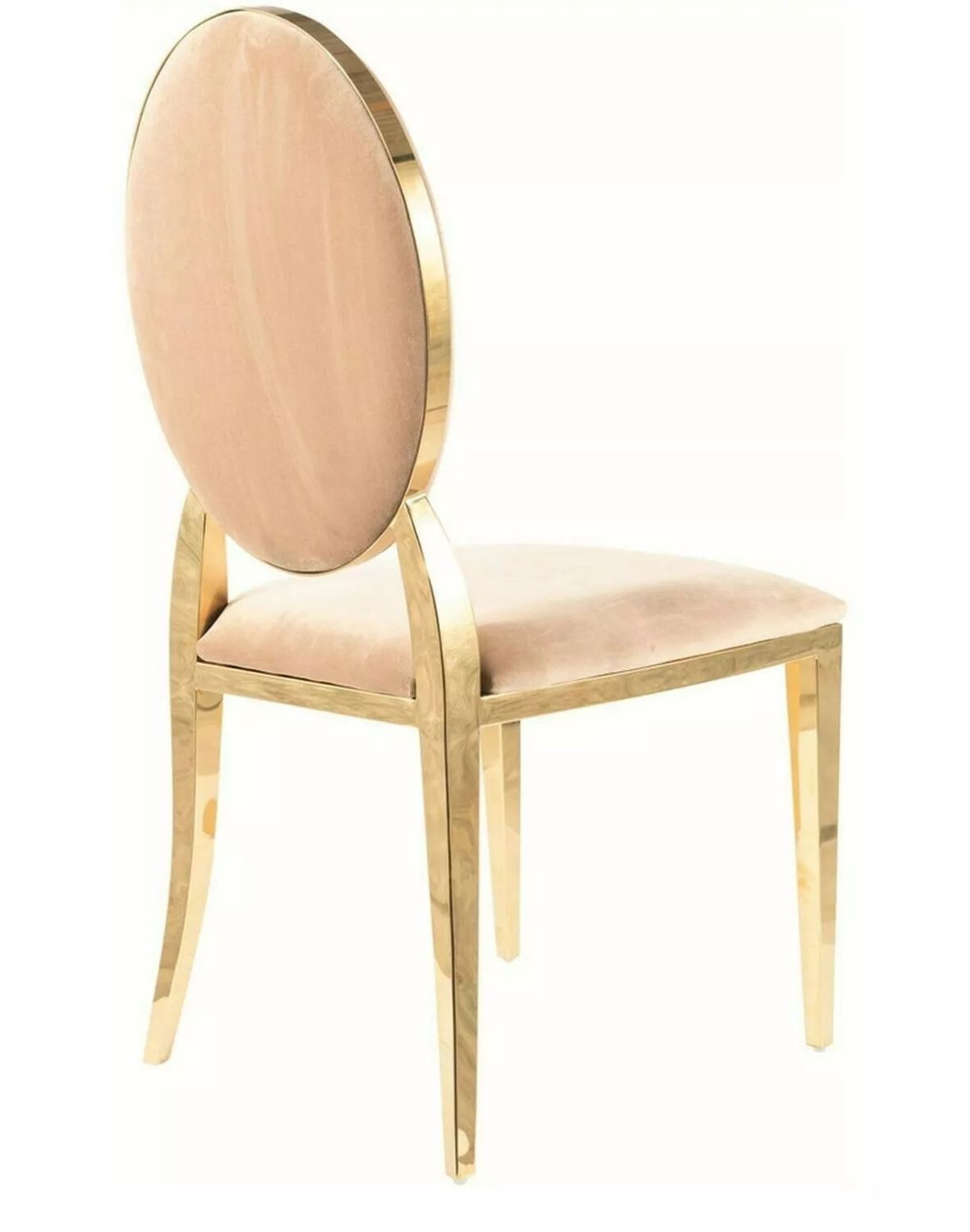 krzeslo king velvet bezowy