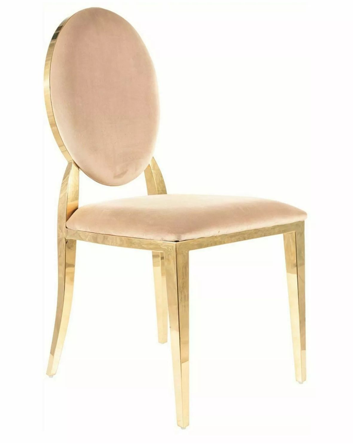 krzeslo king velvet bezowy