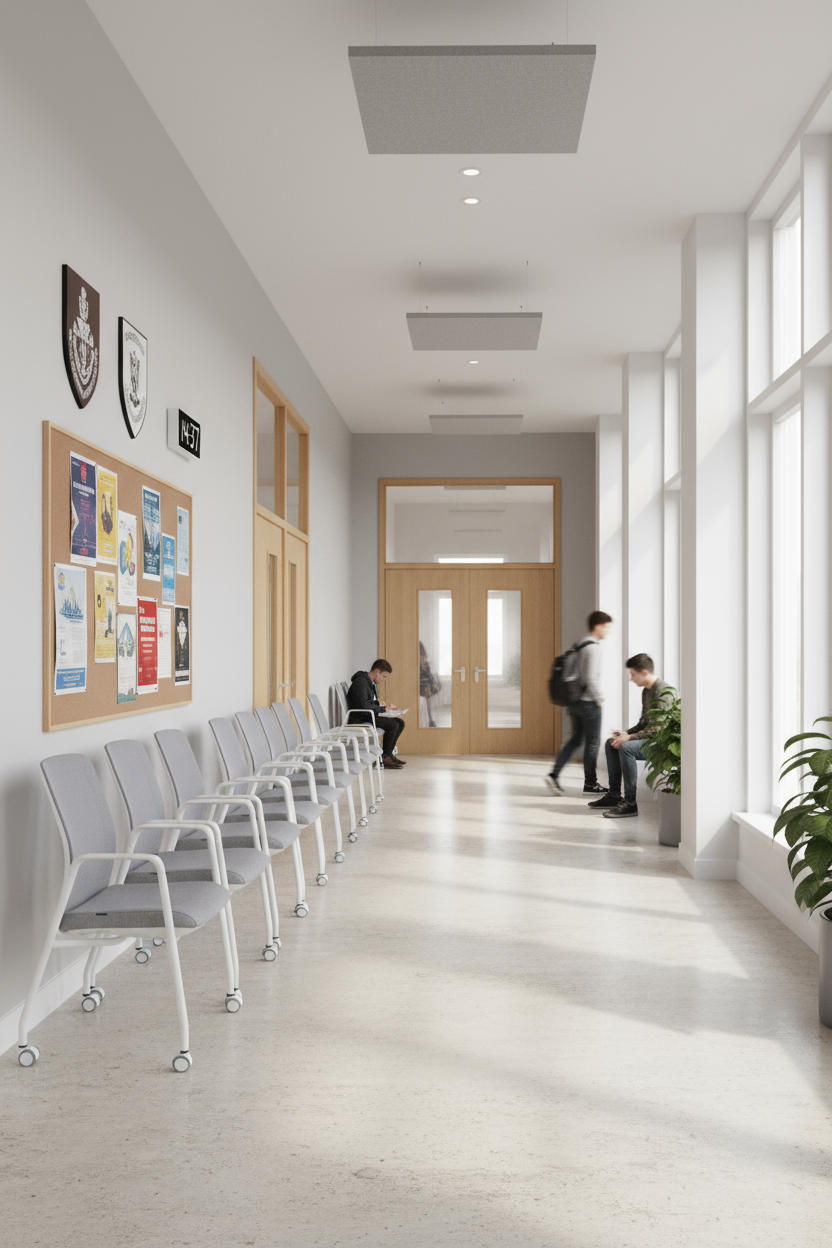 Krzesło konferencyjne Axel 4L Roll White