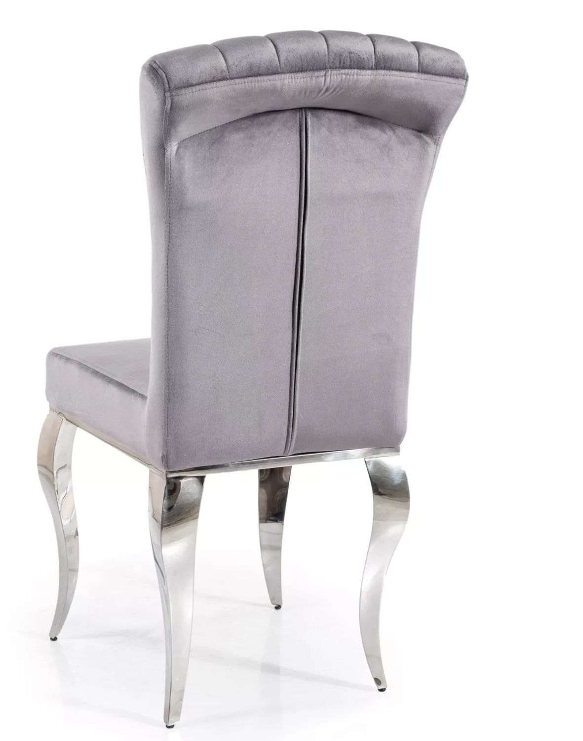 krzeslo prince velvet szare