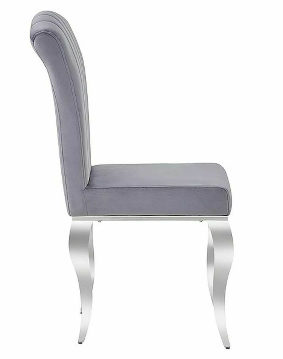 krzeslo prince velvet szare