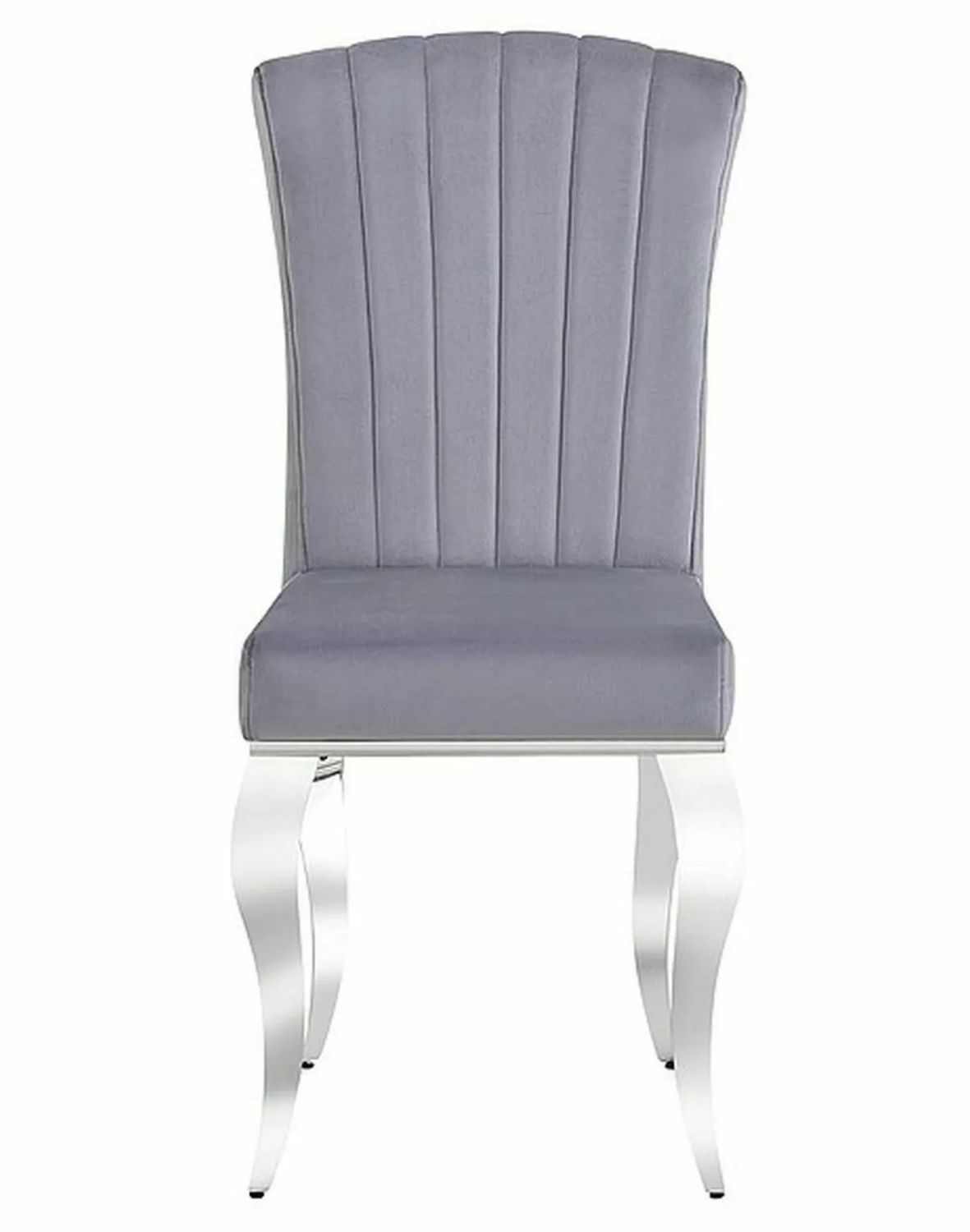 krzeslo prince velvet szare