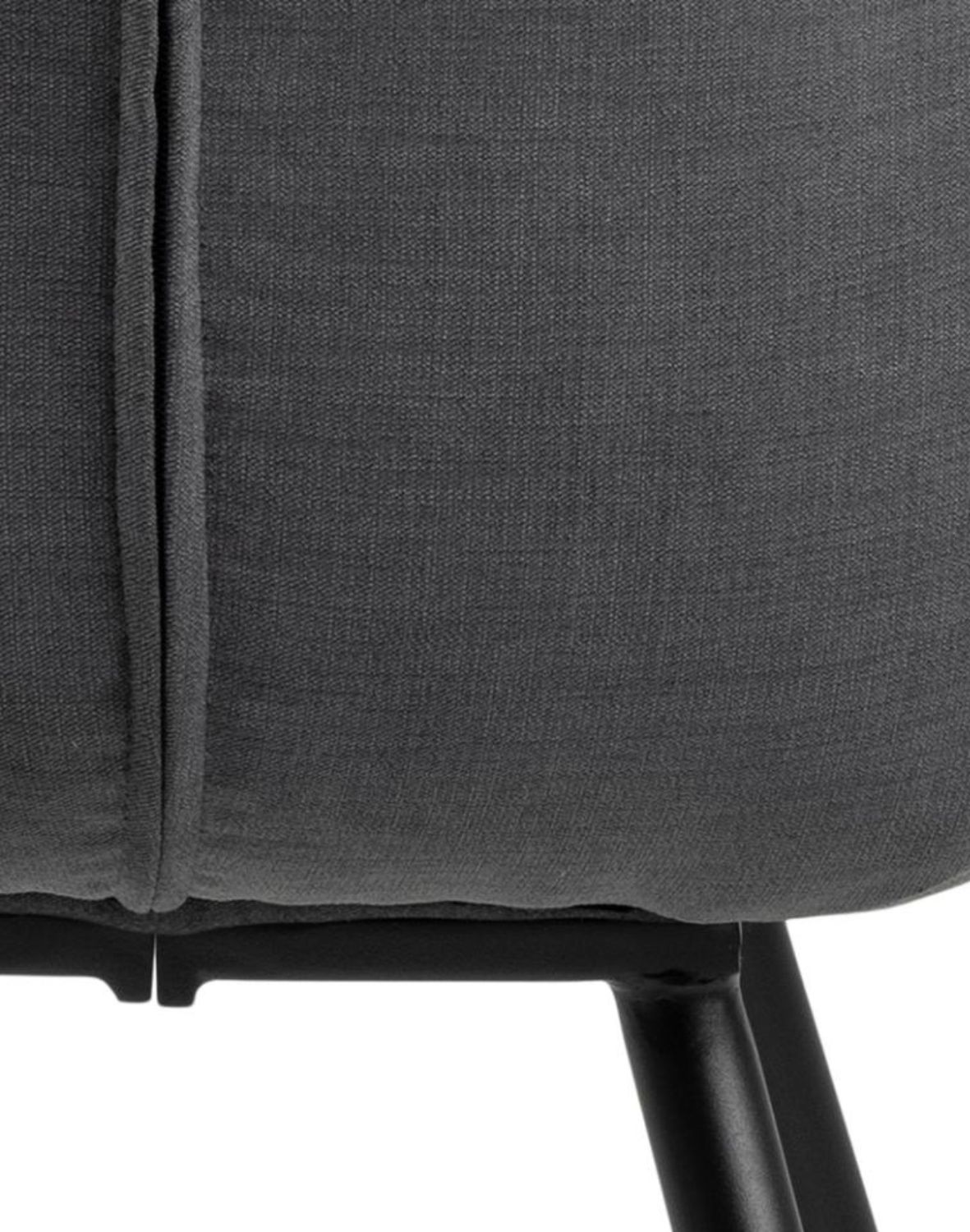 krzesło tapicerowane do jadalni petry grafitowe 92651