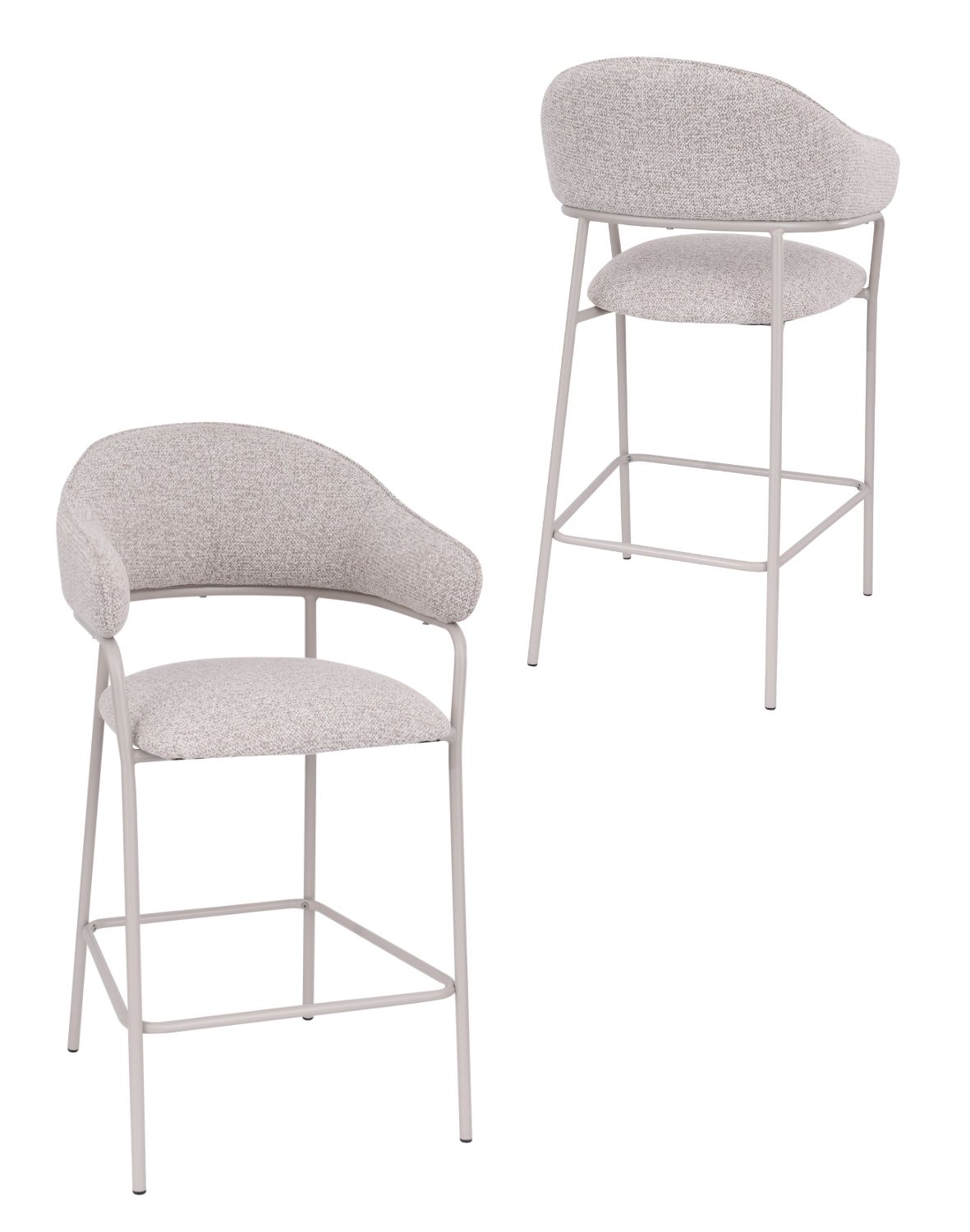 hoker do kuchni z podnóżkiem livia, beżowy/kaszmir