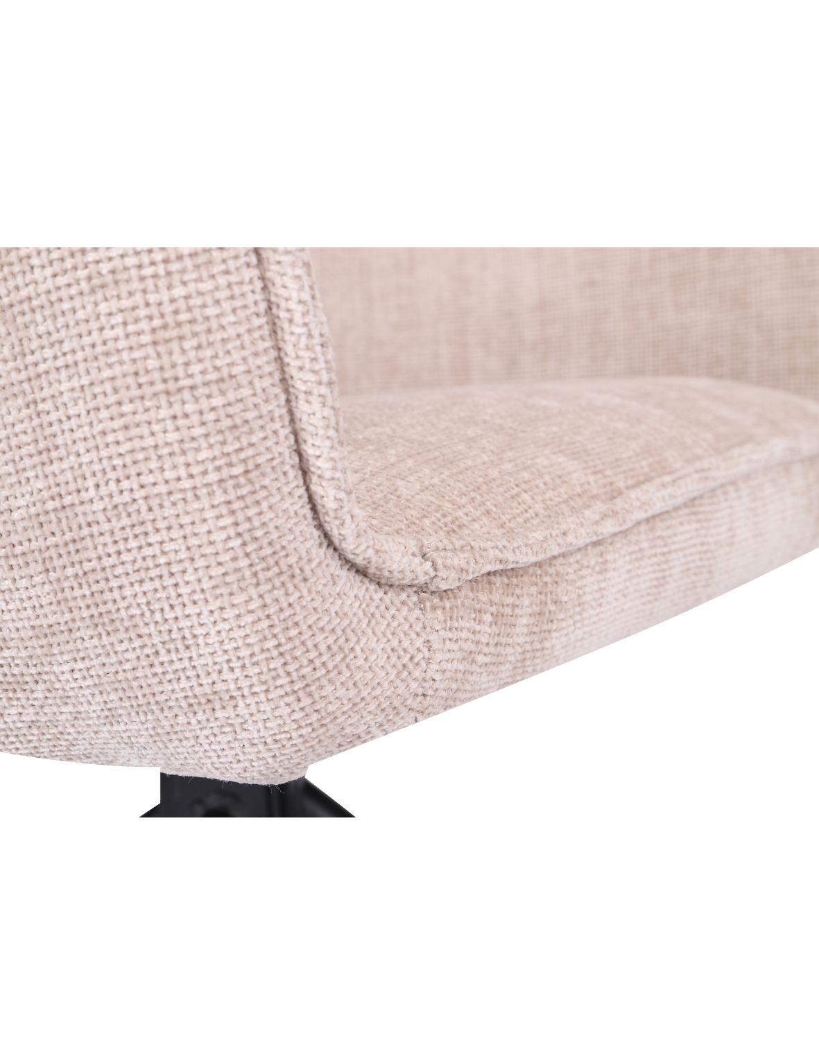 krzesło obrotowe z podłokietnikami lozano, beżowe (s2417)