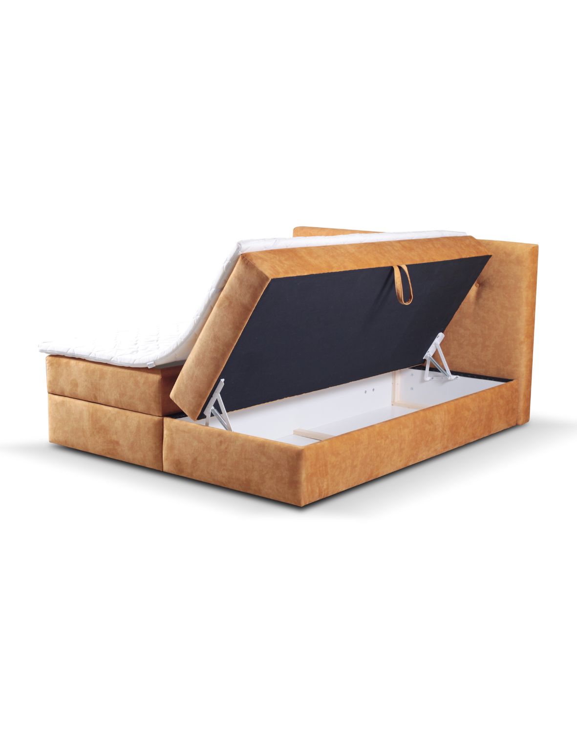 łóżko kontynentalne z pojemnikiem sara