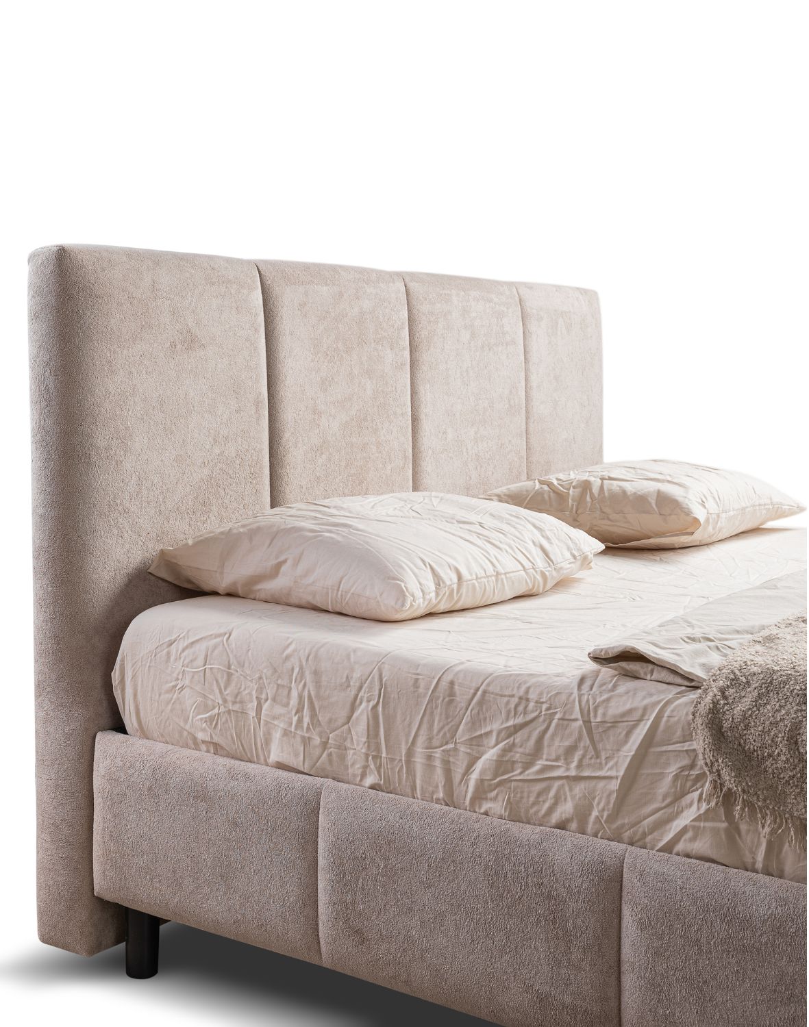 łóżko tapicerowane z pojemnikiem atena