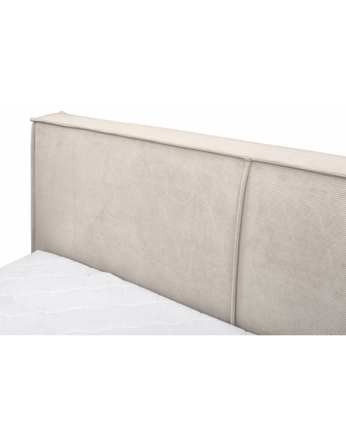 łóżko tapicerowane ze stależem i pojemnikiem inez