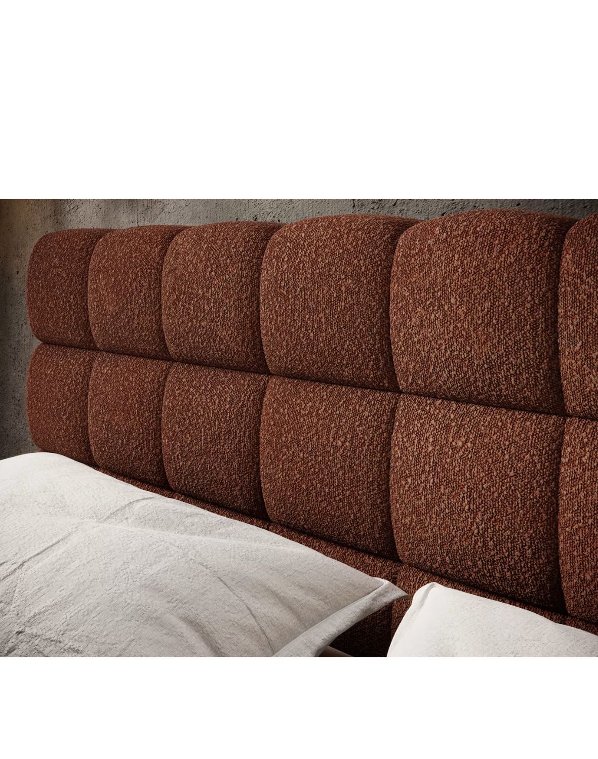 tapicerowane łóżko do sypialni z pojemnikiem magentta 140/160/180