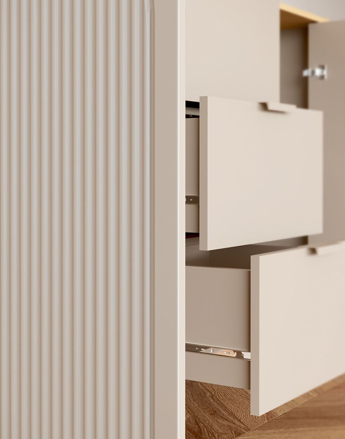 Komoda Marbella MA-1 kaszmir/dąb vincenza