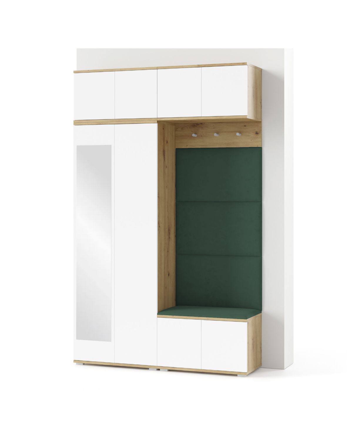 zestaw mebli do przedpokoju z szafą i lustrem sevilla 3