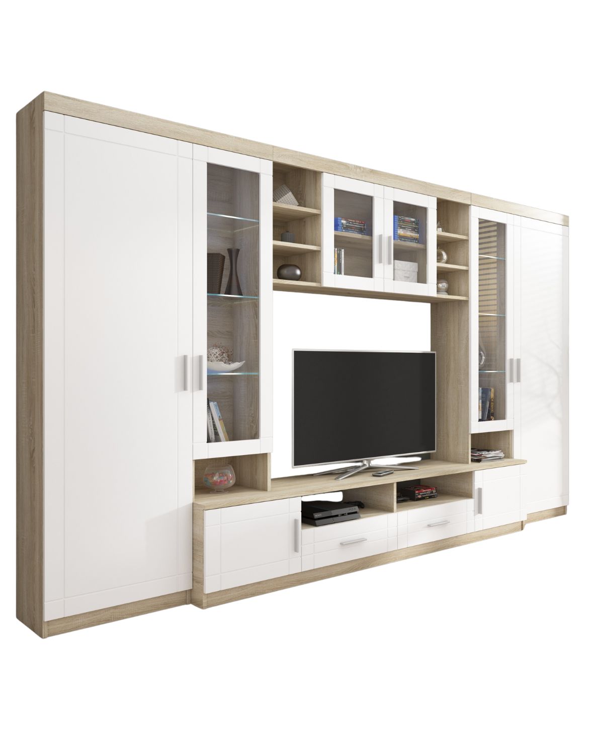 mebloscianka paris bialy dab sonoma wh01