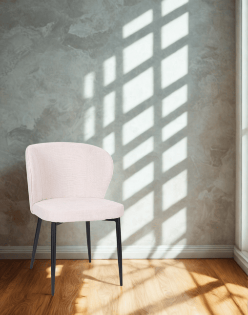 krzesło do jadalni meg black, beżowe