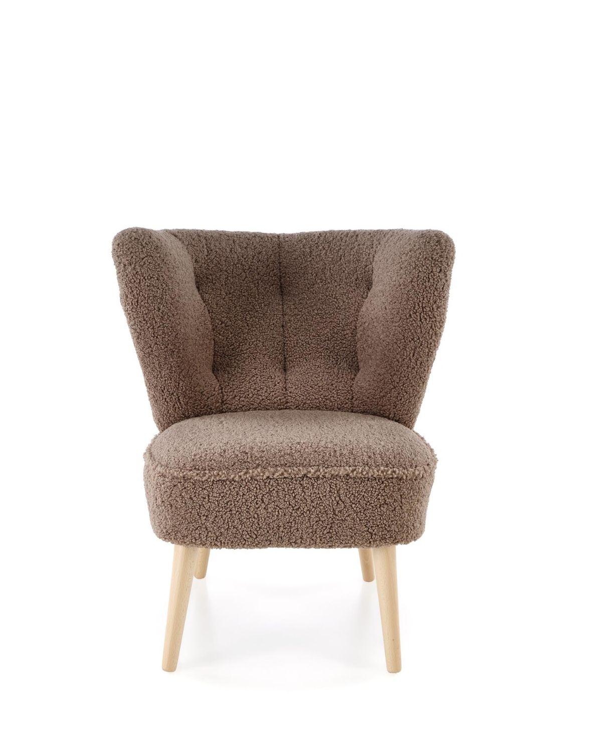 fotel wypoczynkowy mocca, brązowy