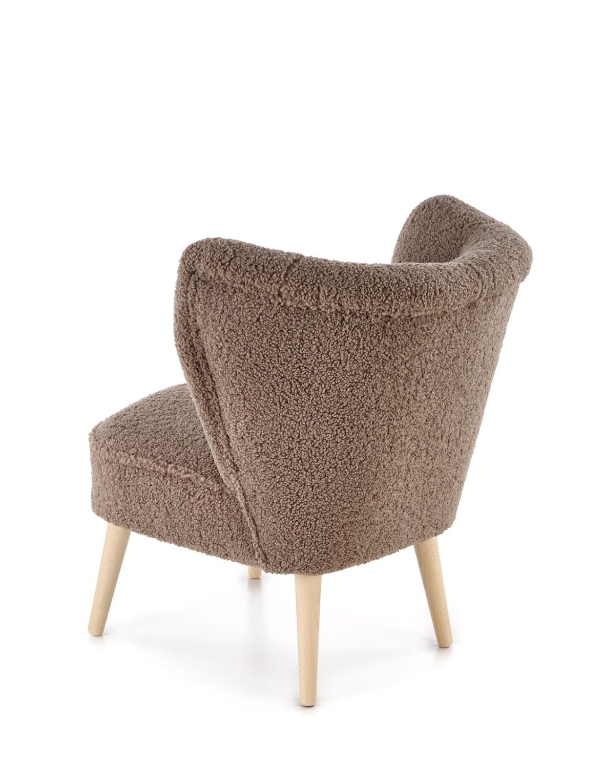 fotel wypoczynkowy mocca, brązowy