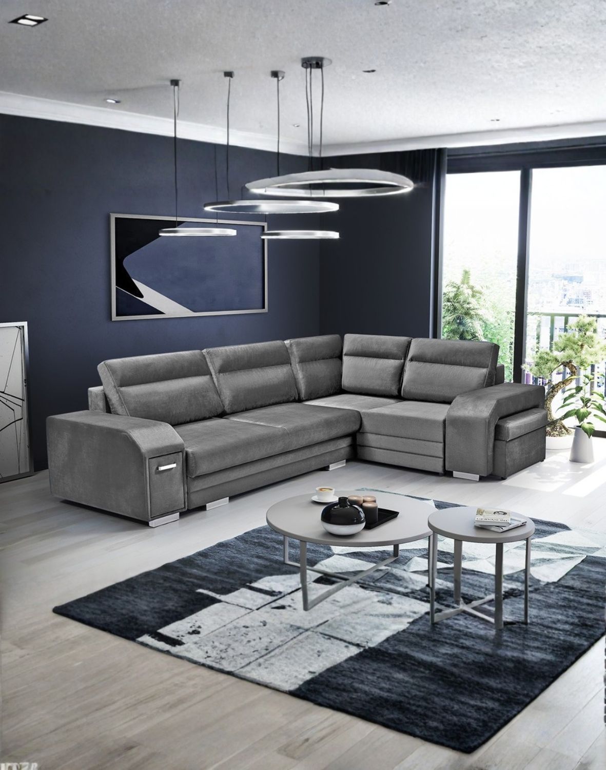 nowoczesny salon z naroznikiem alvares