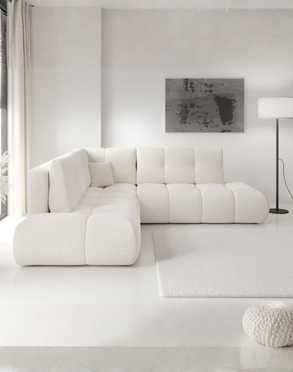 narożnik chmurka biały soho ii