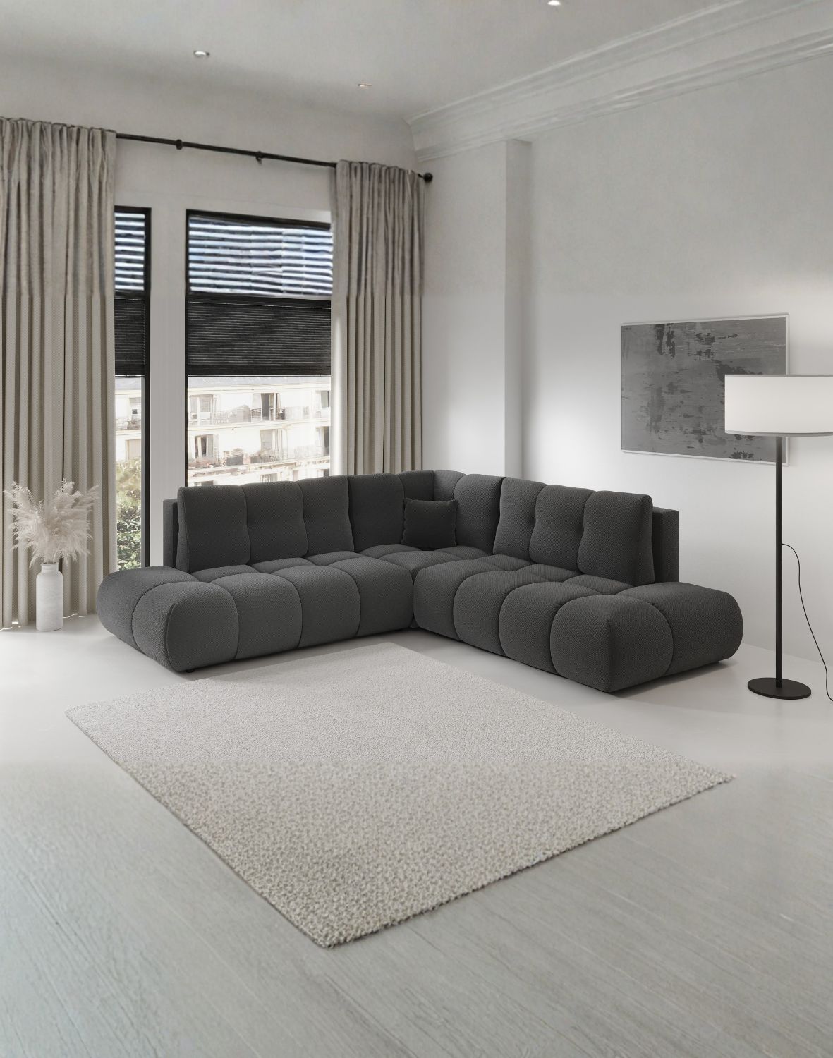 narożnik chmurka czarny soho ii