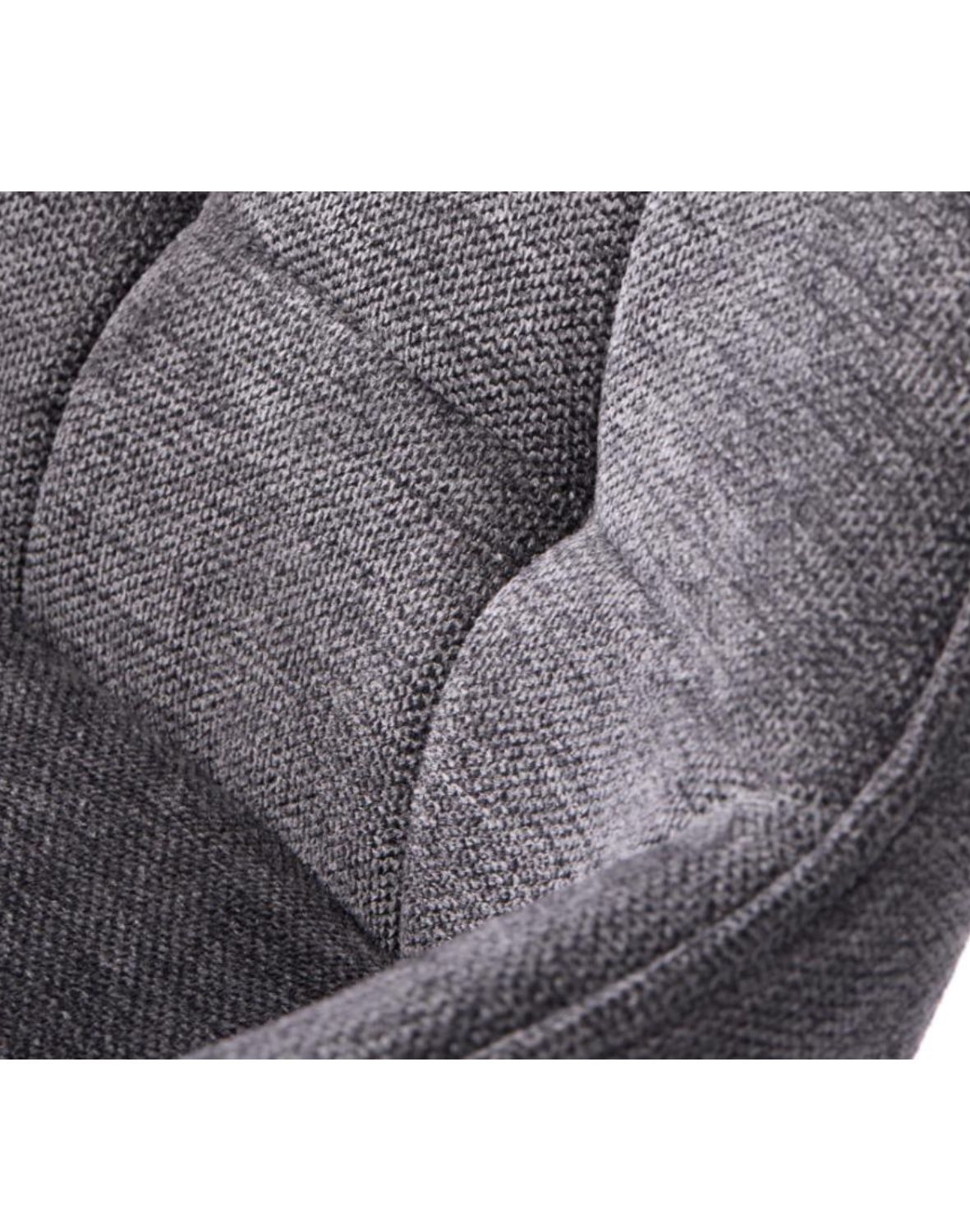 hoker obrotowy nolan z regulacją wysokości, pikowany, szary (50840001)